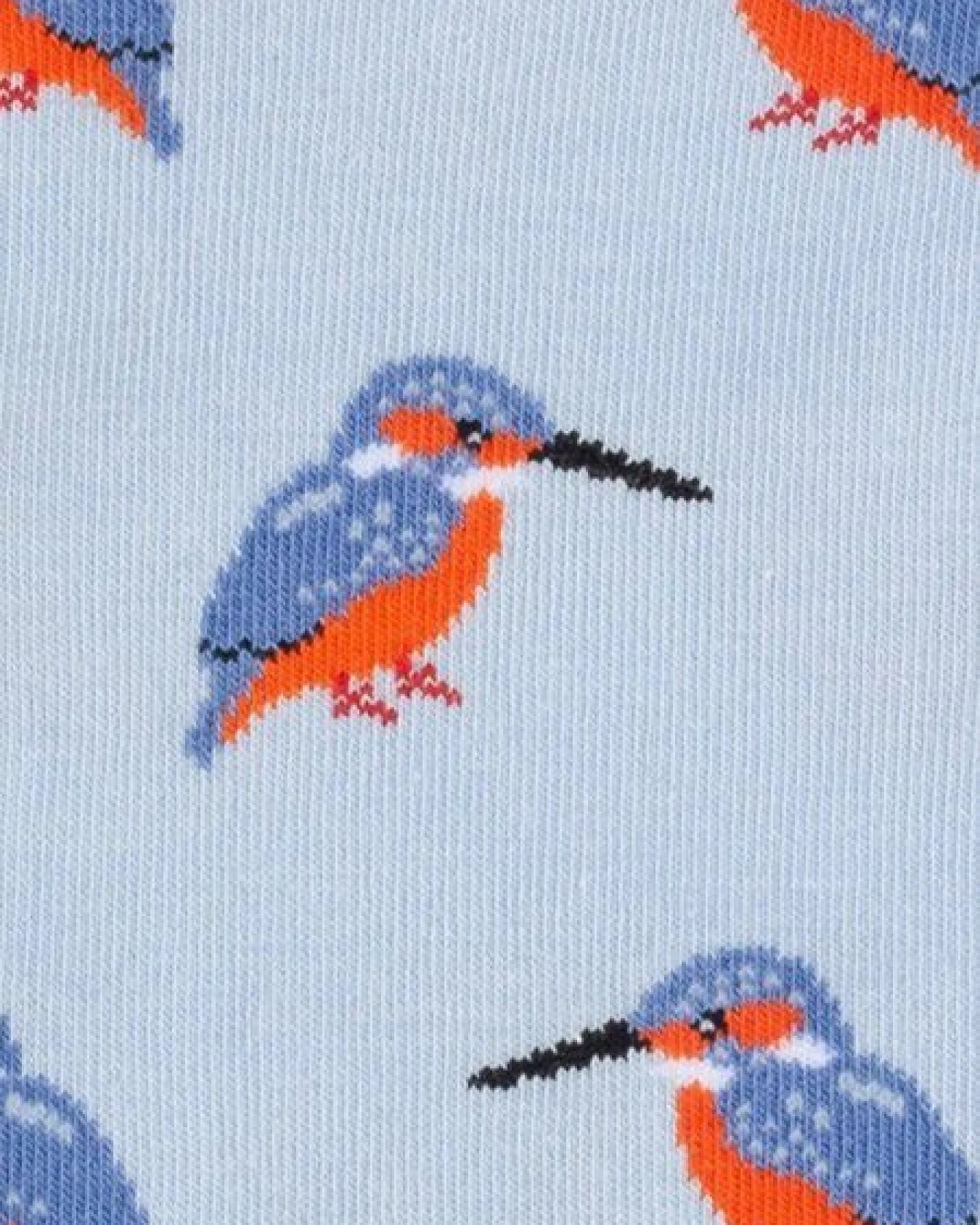 DillySocks Socken Blue Kingfisher aus Biobaumwoll-Mix – Ansicht 2