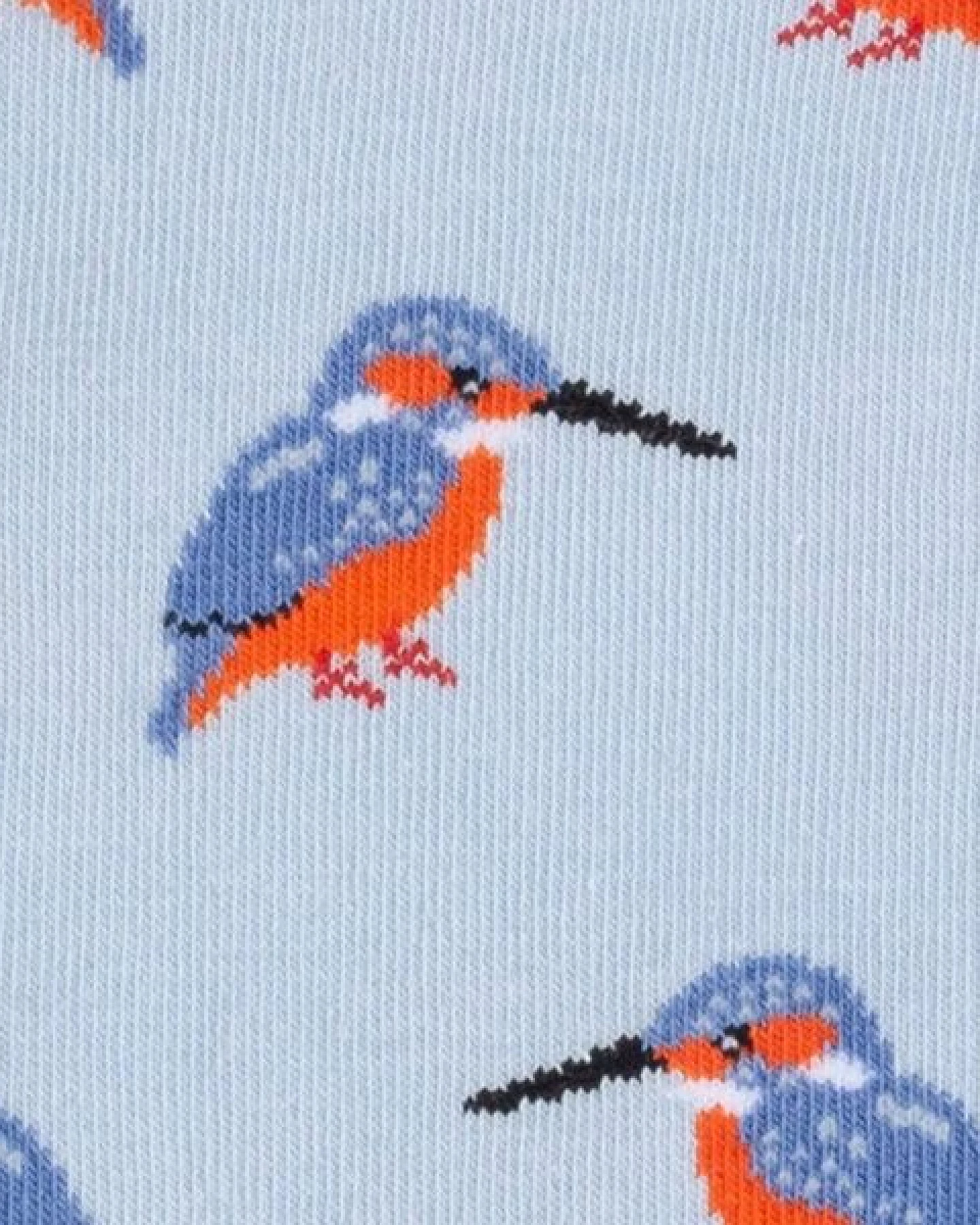 DillySocks Socken Blue Kingfisher aus Biobaumwoll-Mix – Ansicht 2