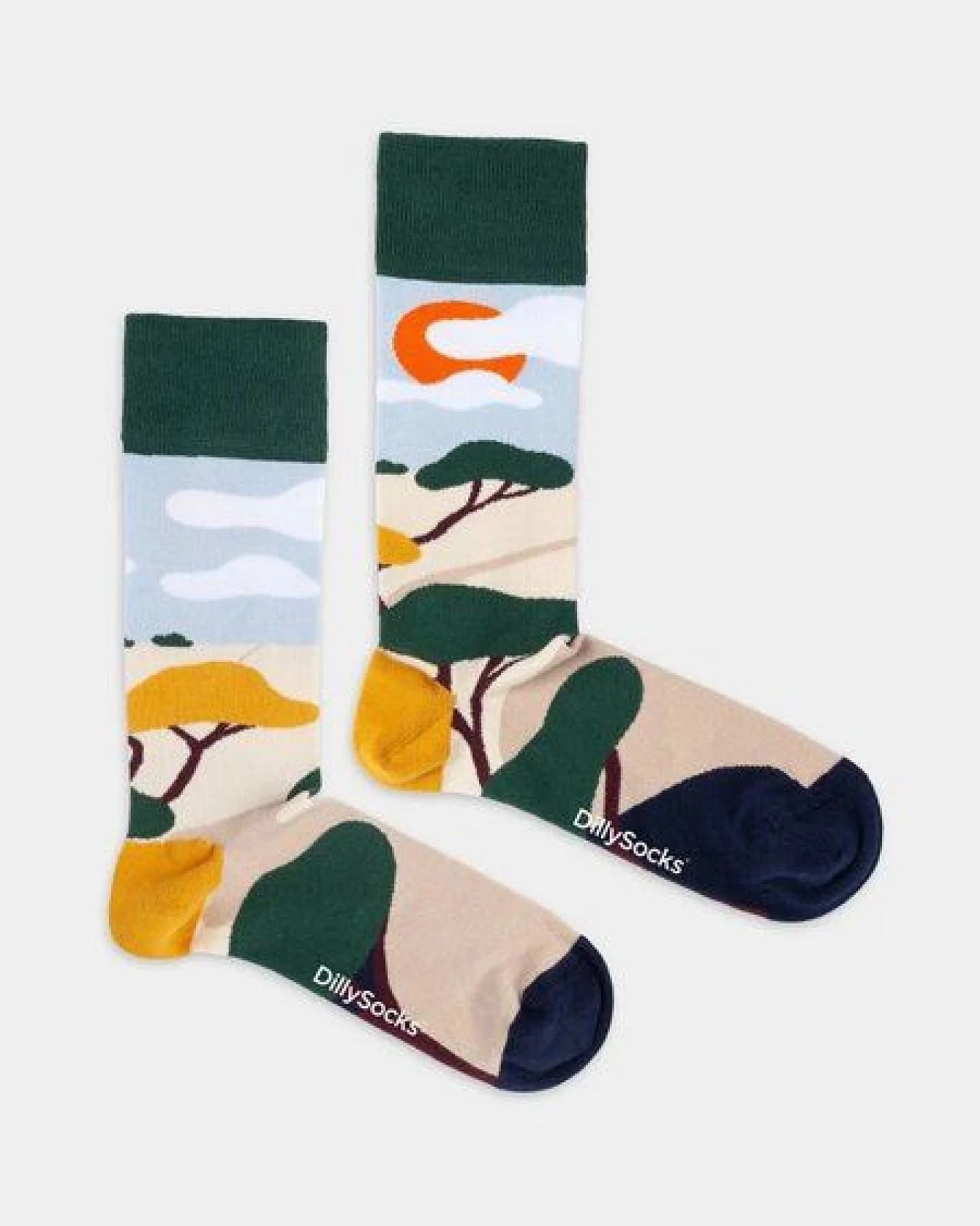 DillySocks Socken Dreamy Horizon aus Biobaumwoll-Mix – Ansicht 2