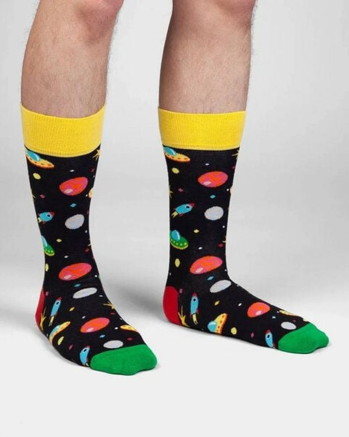 DillySocks Socken Galactic Ride aus Biobaumwoll-Mix – Ansicht 3