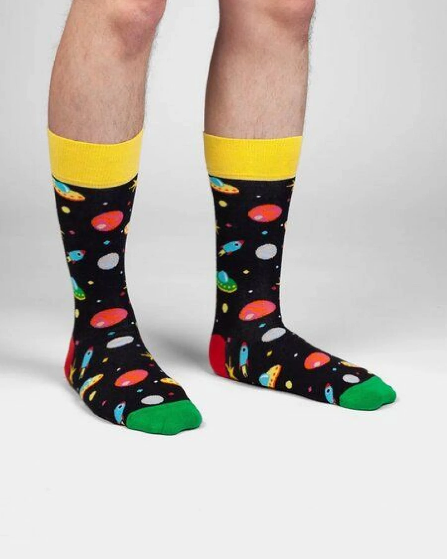 DillySocks Socken Galactic Ride aus Biobaumwoll-Mix – Ansicht 2