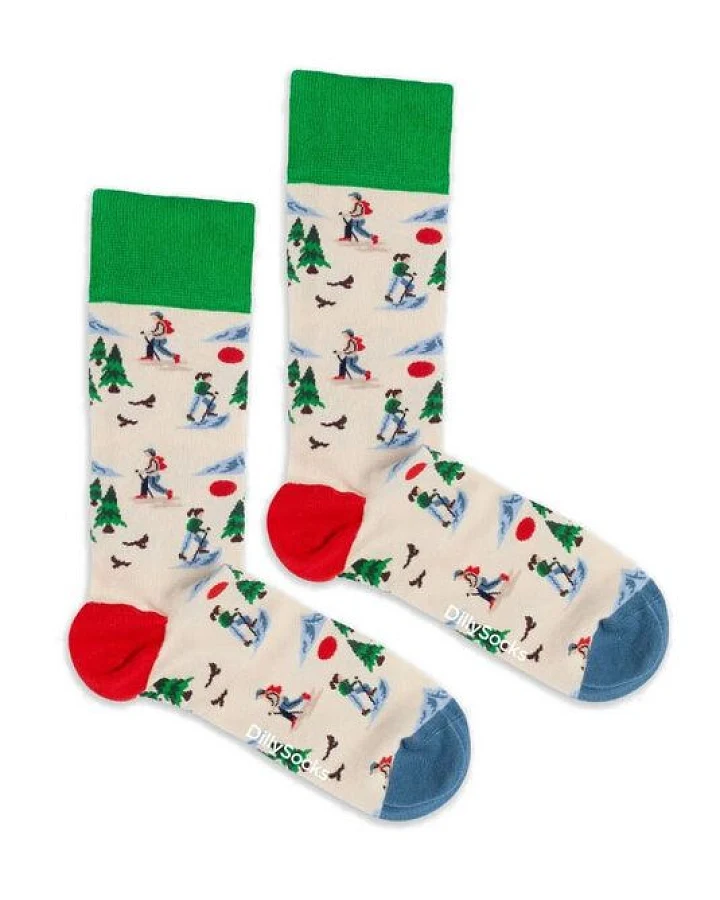 DillySocks Socken Alpine Days aus Biobaumwoll-Mix