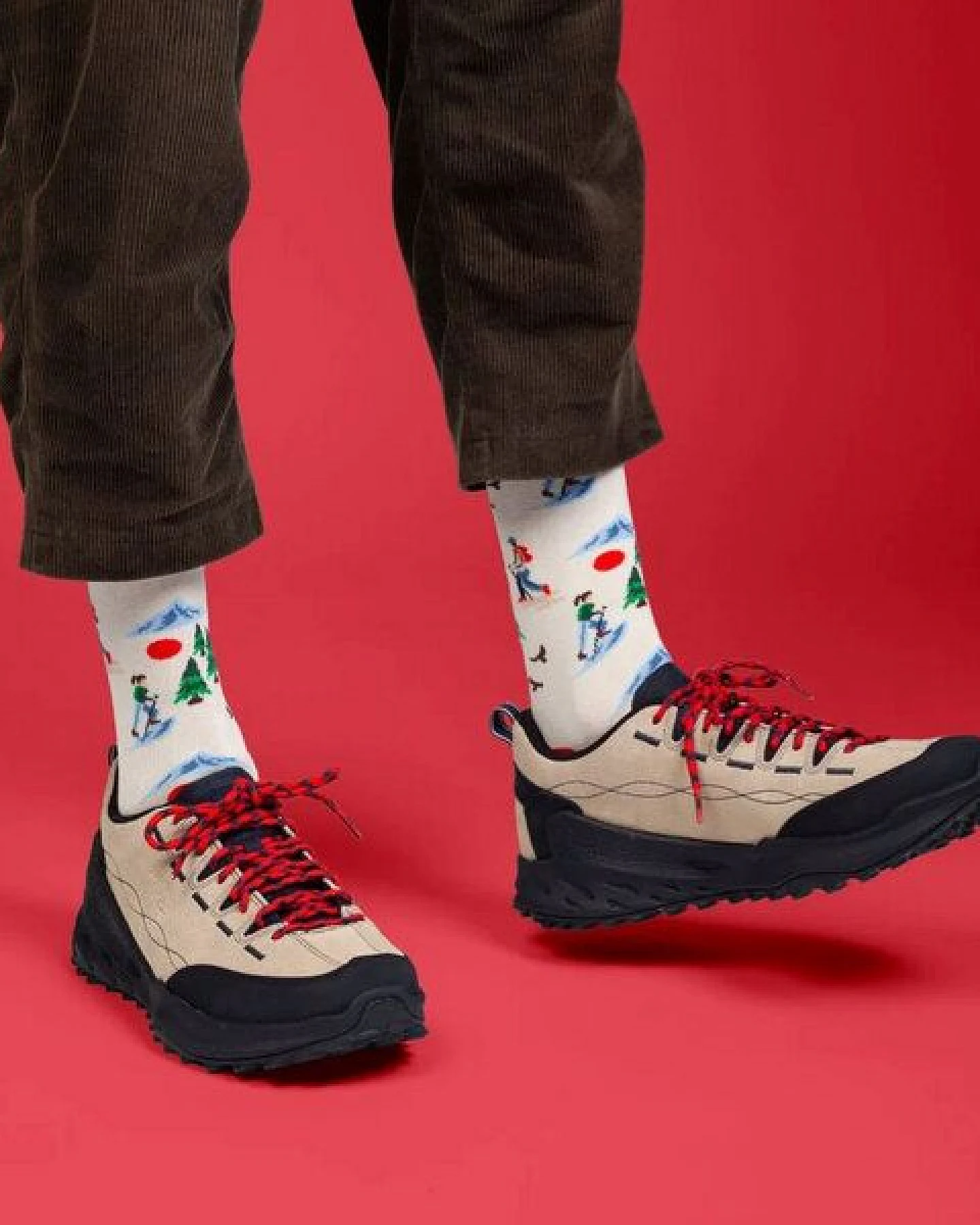 DillySocks Socken Alpine Days aus Biobaumwoll-Mix – Ansicht 3