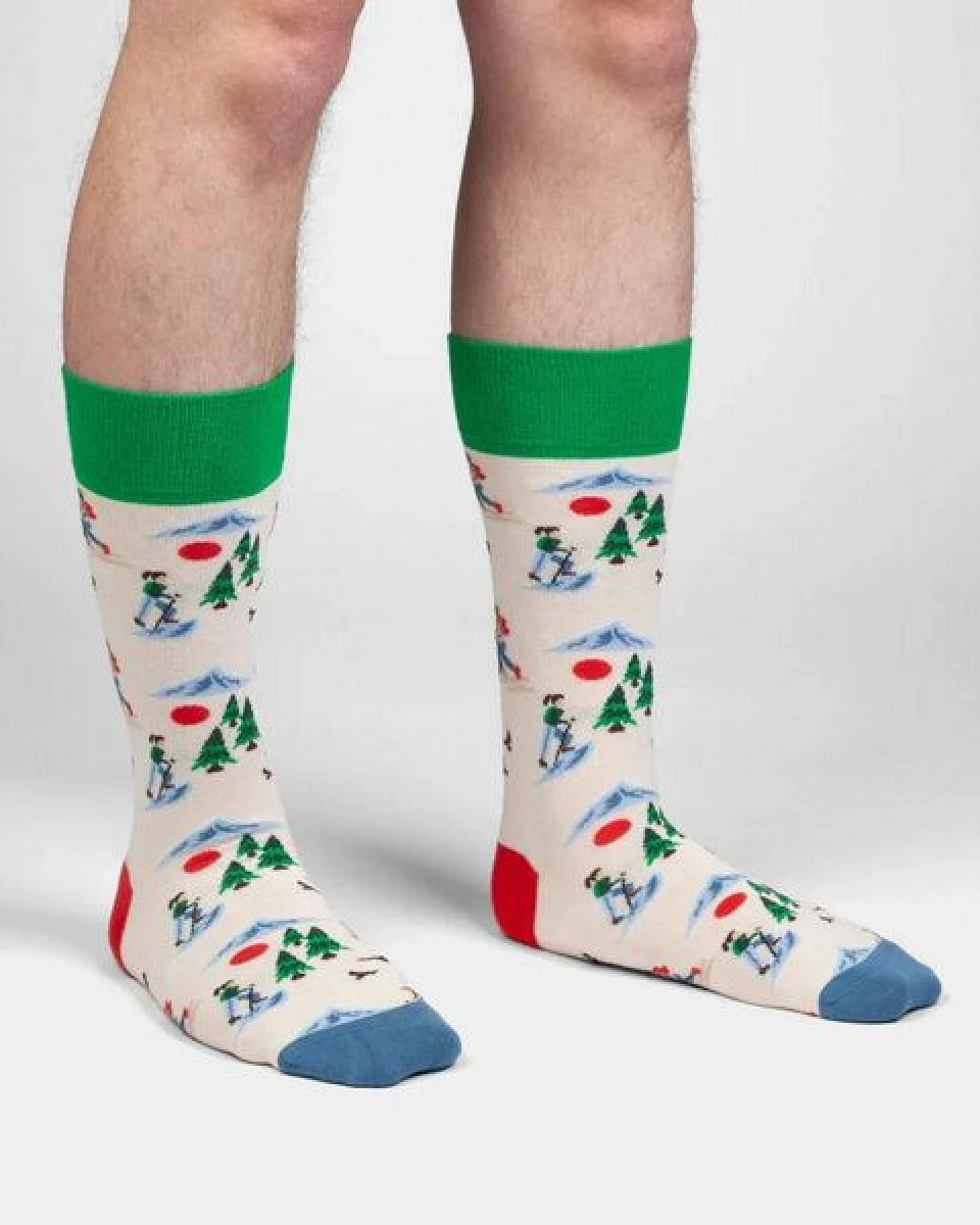 DillySocks Socken Alpine Days aus Biobaumwoll-Mix – Ansicht 4
