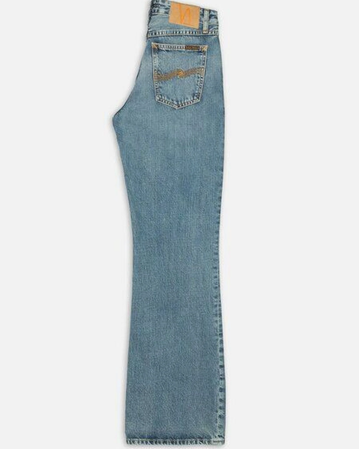 Nudie Jeans Dusty Dee Wide Leg Jeans - Streaky Wash – Ansicht 2