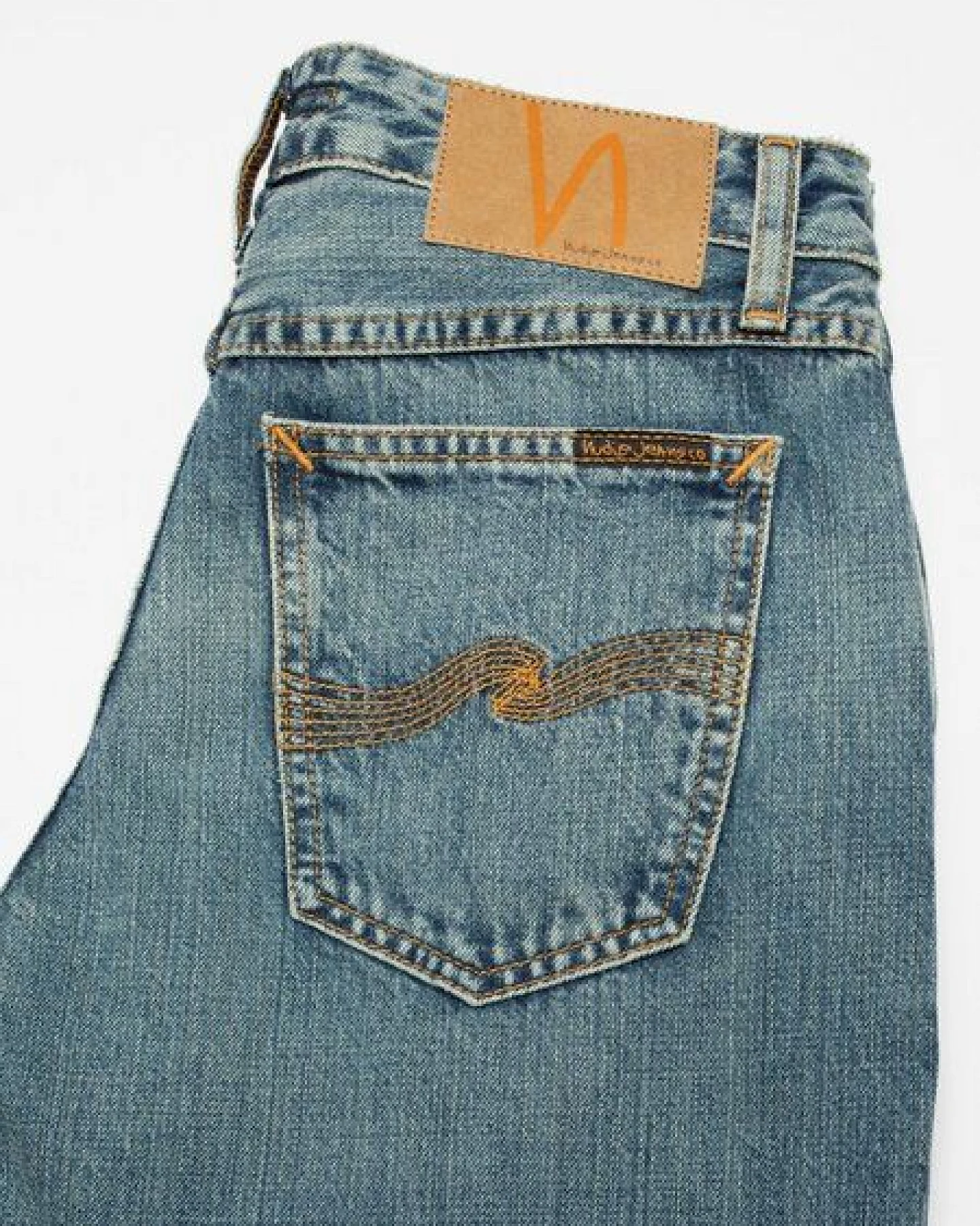 Nudie Jeans Dusty Dee Wide Leg Jeans - Streaky Wash – Ansicht 3