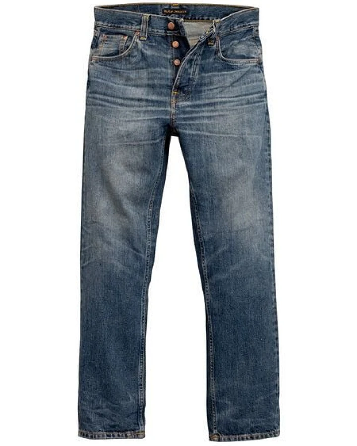 Nudie Jeans Jeans aus Biobaumwolle Rad Rufus - Sand Tracks