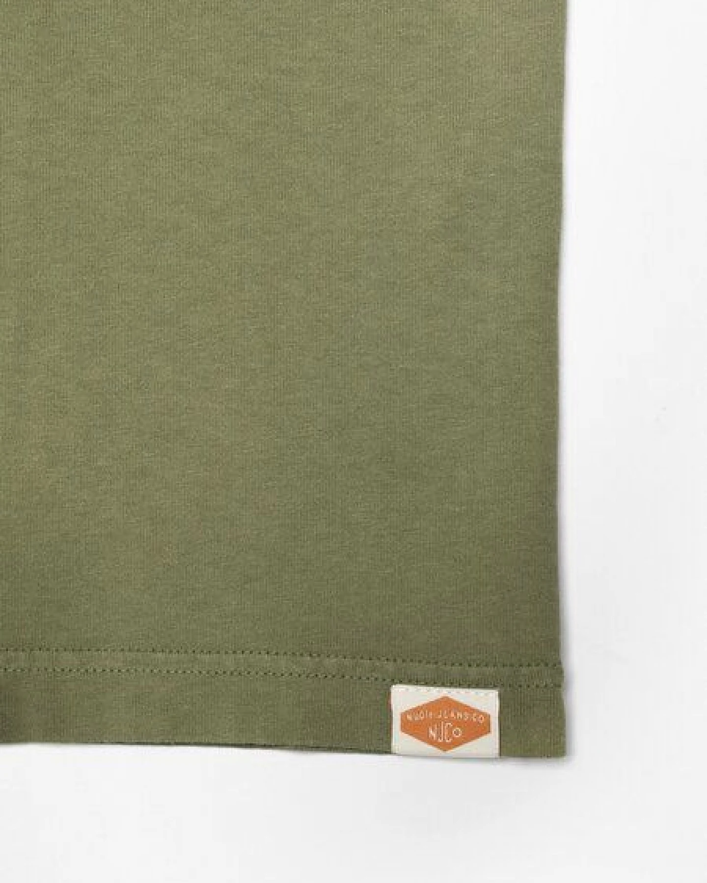 Nudie Jeans Herren T-Shirt "UNO Everyday Tee" - Green – Ansicht 3