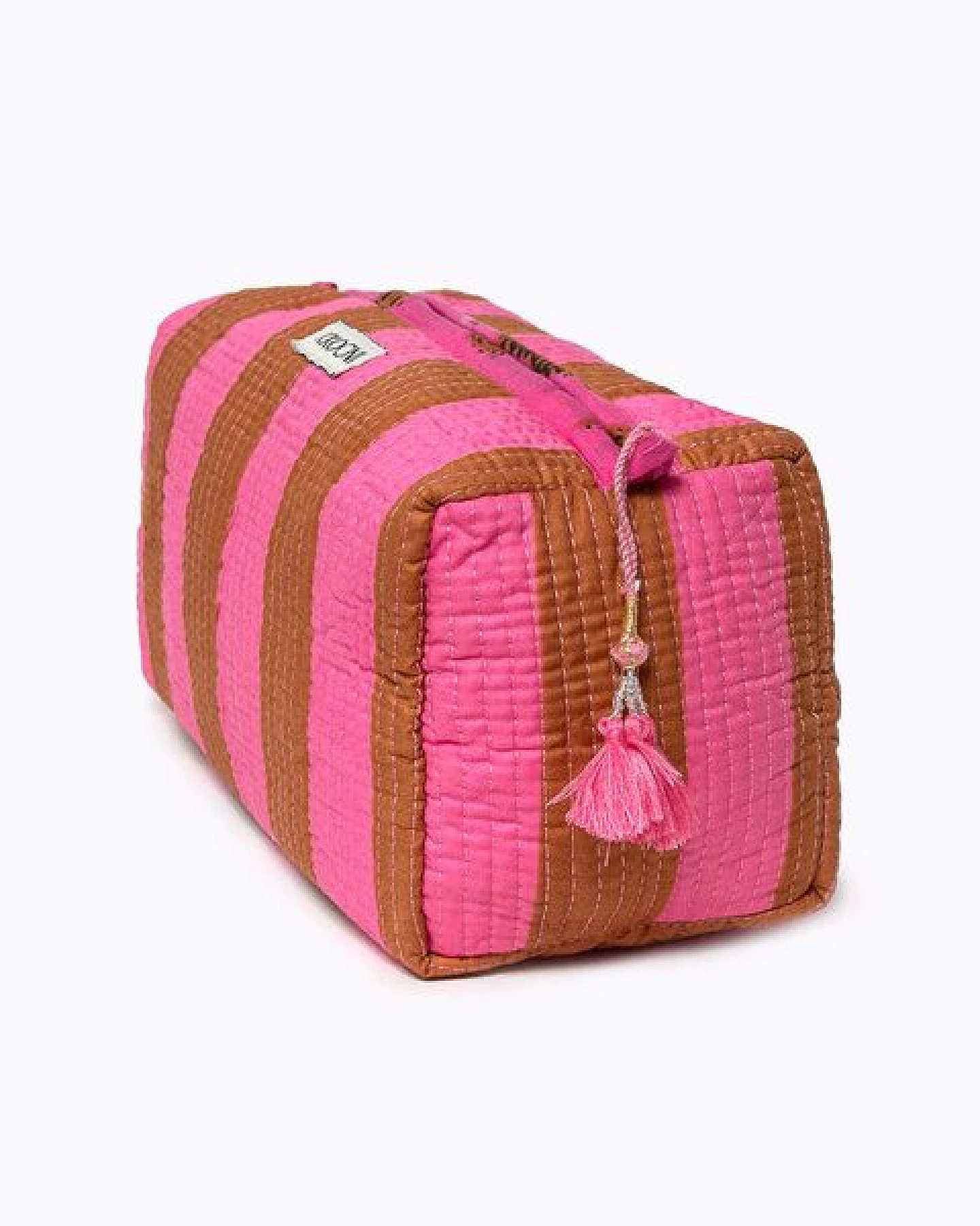 KIKOONI handgefertigte Kosmetiktasche "Bold Stripes" – Ansicht 4