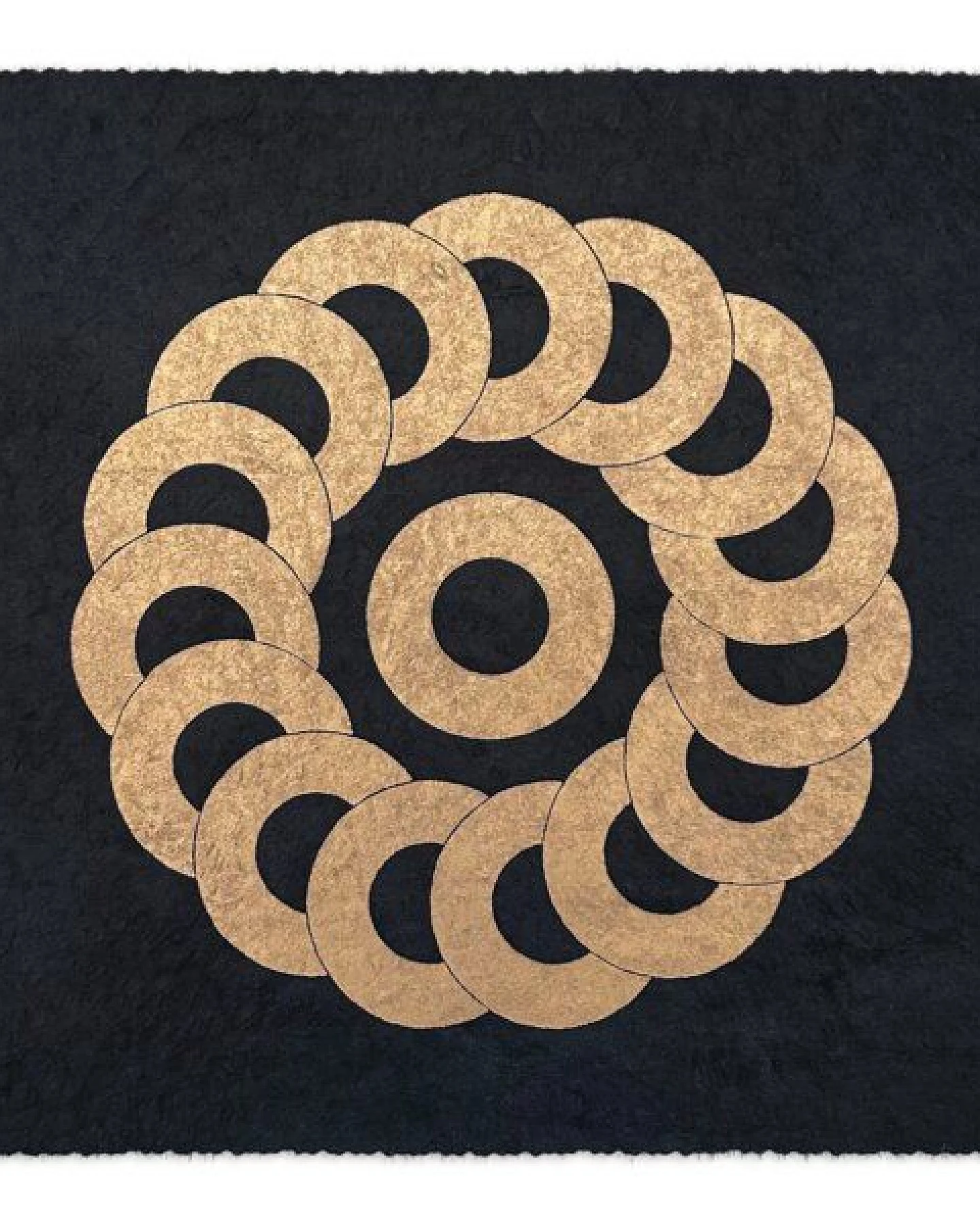 Veskor Cassiopeia WARE FARM CIRCLE Kornkreis Linoldruck – Ansicht 2