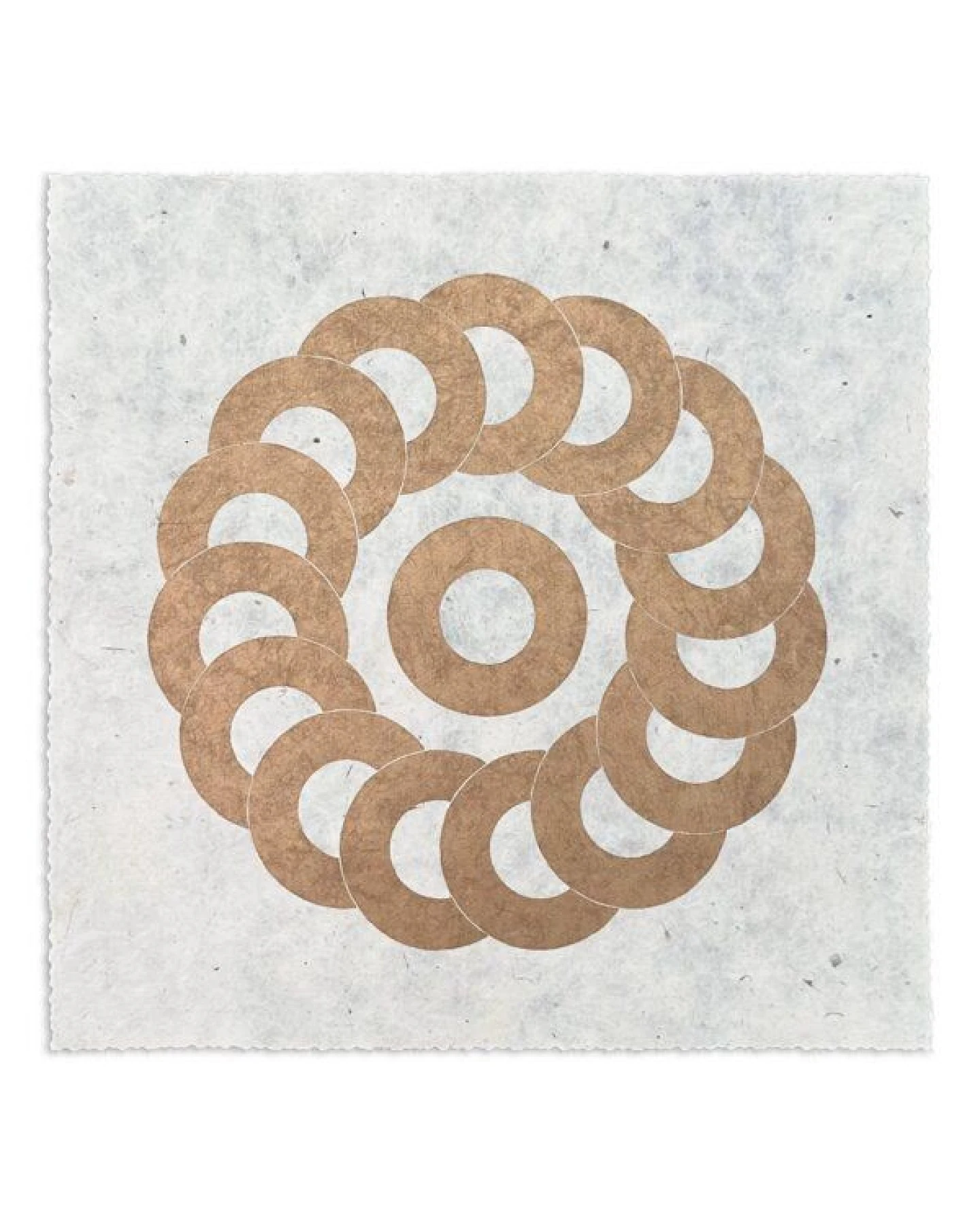 Veskor Cassiopeia WARE FARM CIRCLE Kornkreis Linoldruck – Ansicht 4