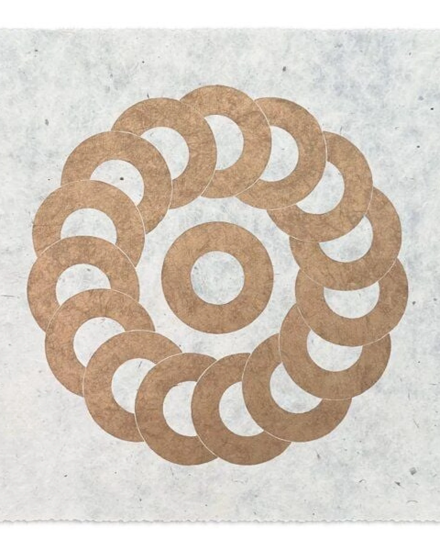 Veskor Cassiopeia WARE FARM CIRCLE Kornkreis Linoldruck – Ansicht 4