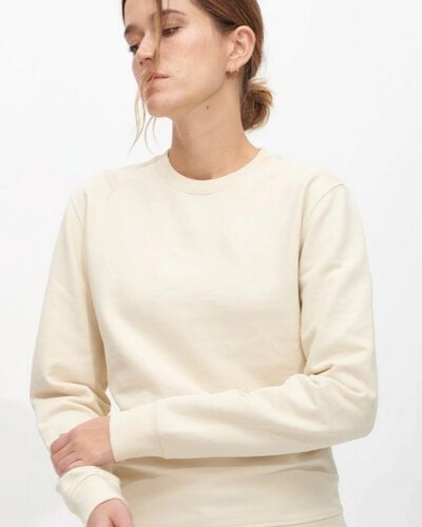 SANVT Das Unisex Sweatshirt - Beige – Ansicht 4