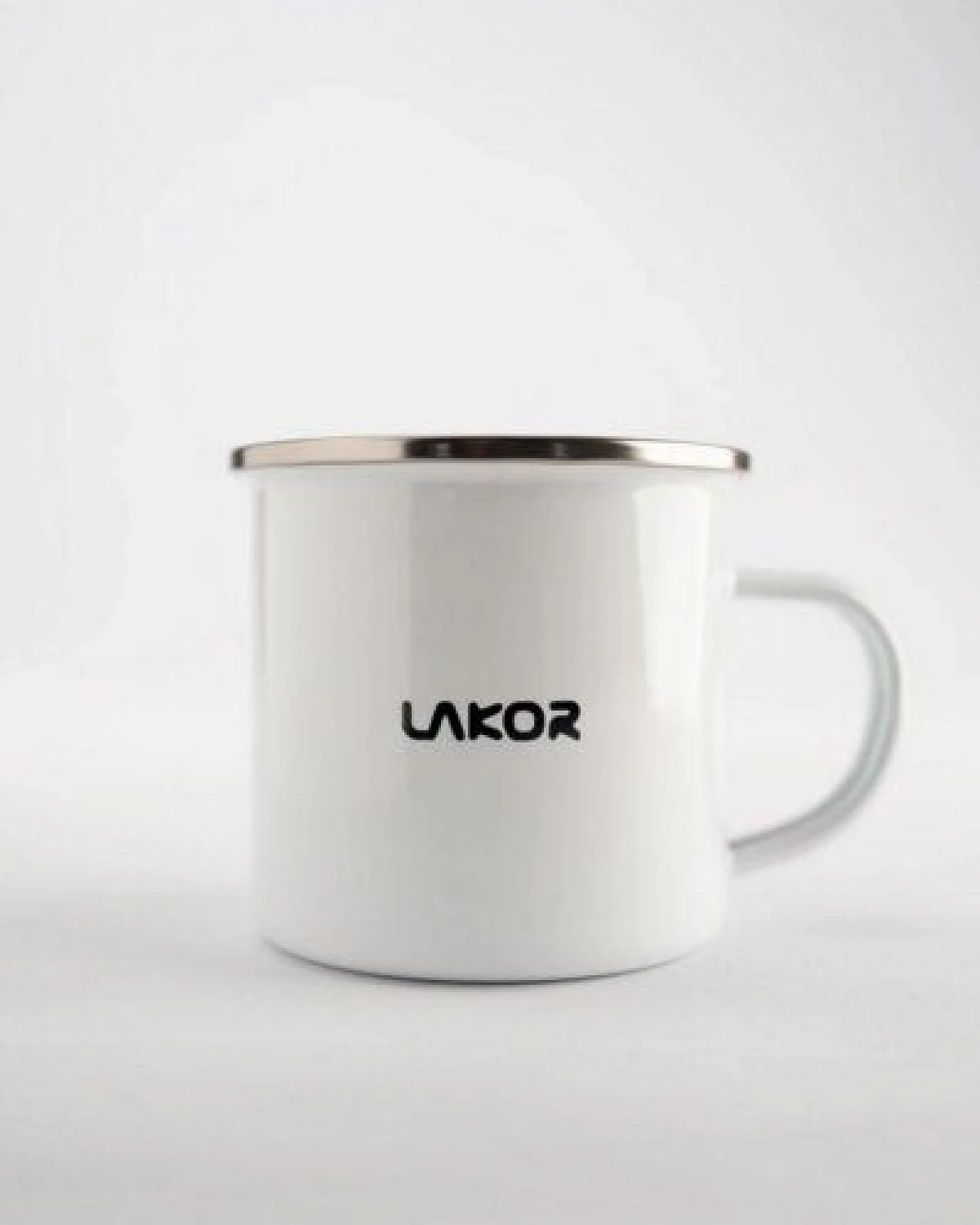 LAKOR Woodpecker Emaille Tasse – Ansicht 2