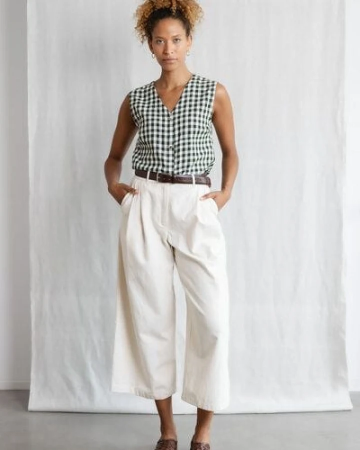 Jyoti - Fair Works Bio-Baumwoll Culotte Awasi Ecru