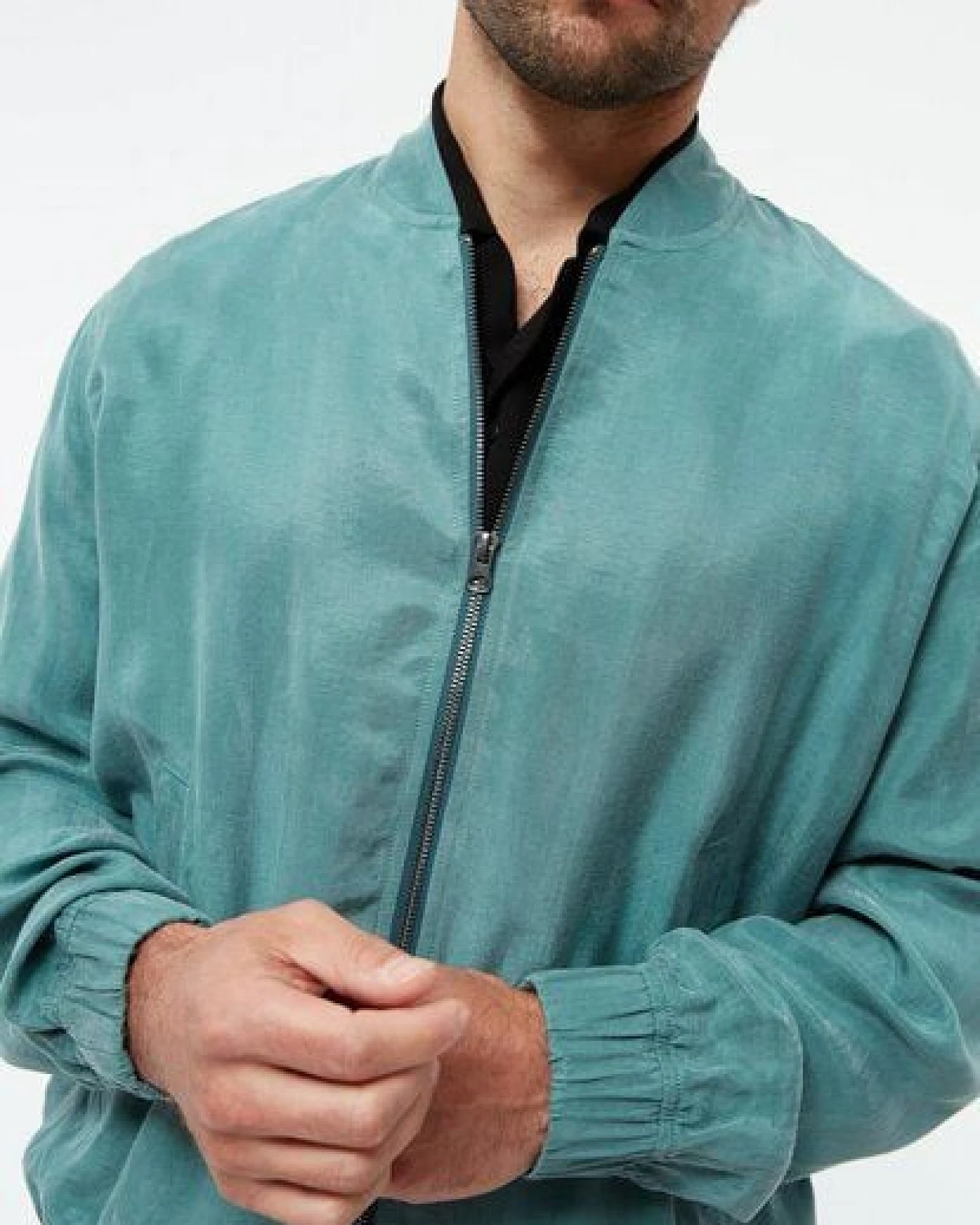 Givn Berlin Blousonjacke GBKENO relaxed aus TENCEL mit Peach-Effekt – Ansicht 4