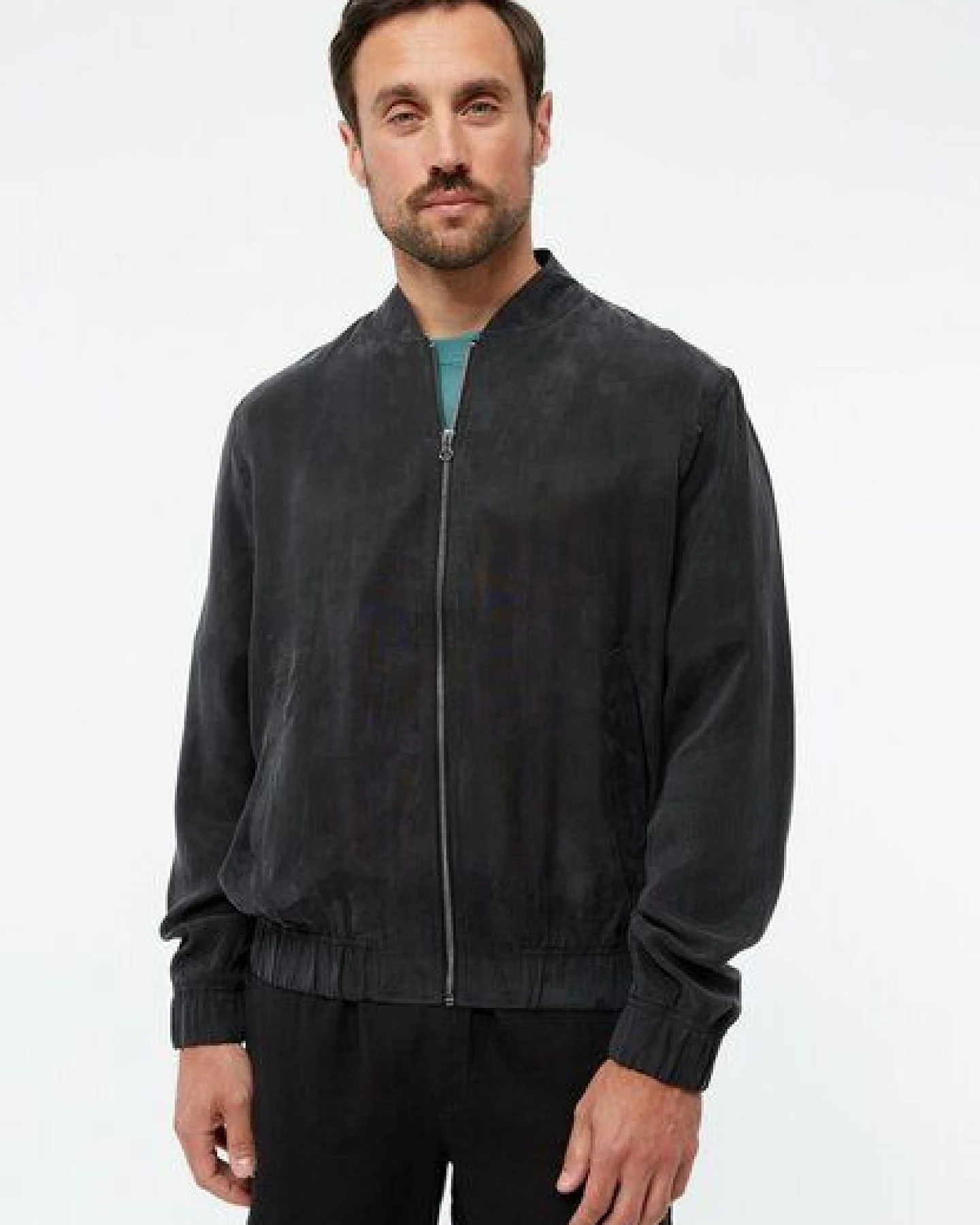 Givn Berlin Blousonjacke GBKENO relaxed aus TENCEL mit Peach-Effekt – Ansicht 3