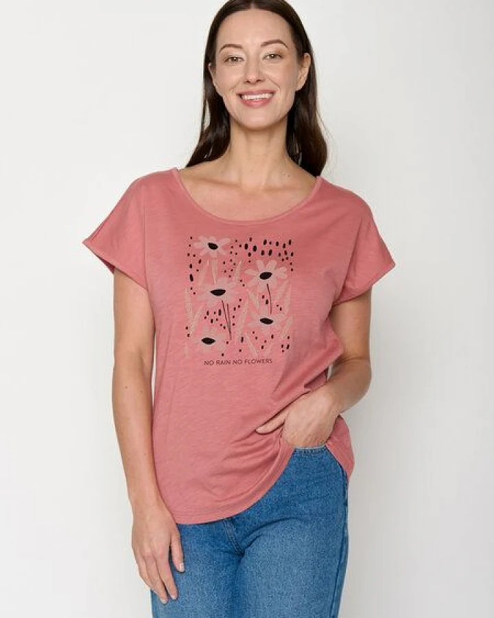 GREENBOMB No Rain Cool - Lässiges T-Shirt aus Bio-Baumwolle / hochwertiger Print / GOTS / Fair & Vegan