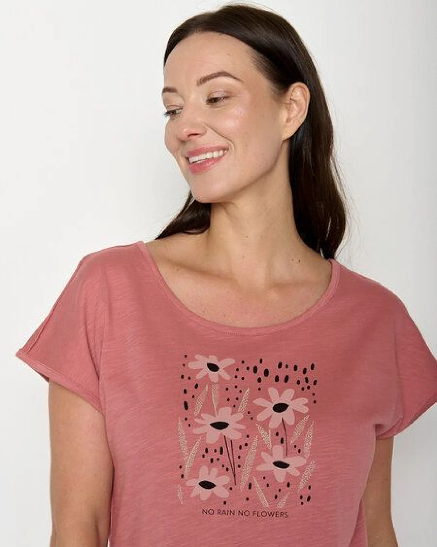 GREENBOMB No Rain Cool - Lässiges T-Shirt aus Bio-Baumwolle / hochwertiger Print / GOTS / Fair & Vegan – Ansicht 2