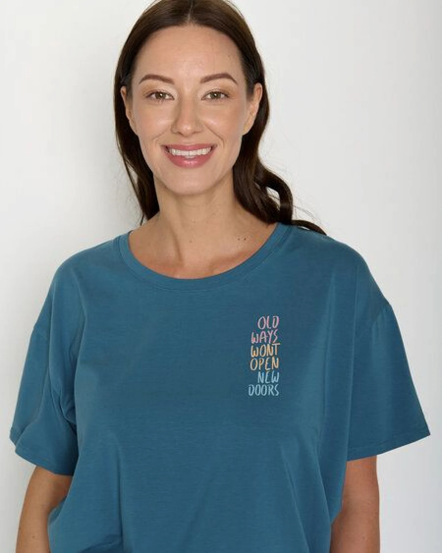 GREENBOMB Old Ways Feel - Lässiges T-Shirt aus Bio-Baumwoll-Mix / hochwertiger Print / GOTS / Fair & Vegan – Ansicht 2