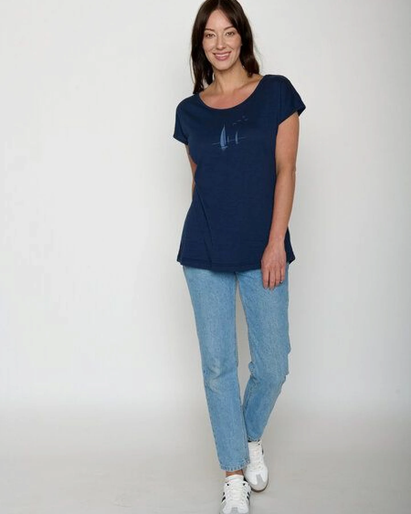 GREENBOMB Sailling Vessel Cool - Lässiges T-Shirt aus Bio-Baumwolle / hochwertiger Print / GOTS / Fair & Vegan – Ansicht 3