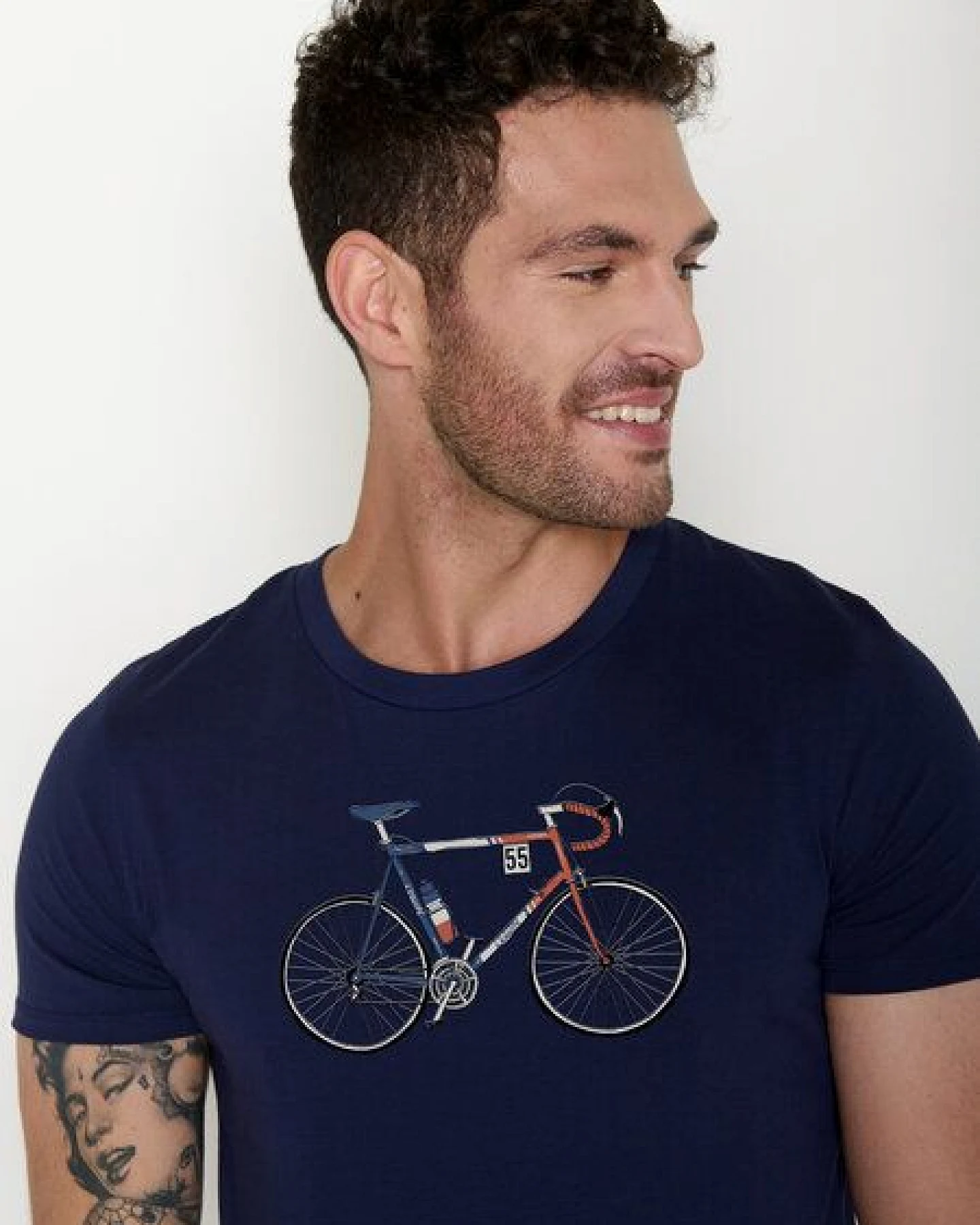 GREENBOMB Bike Jacques Guide - Sportliches T-Shirt aus Bio-Baumwolle / hochwertiger Print / GOTS / Fair & Vegan – Ansicht 2