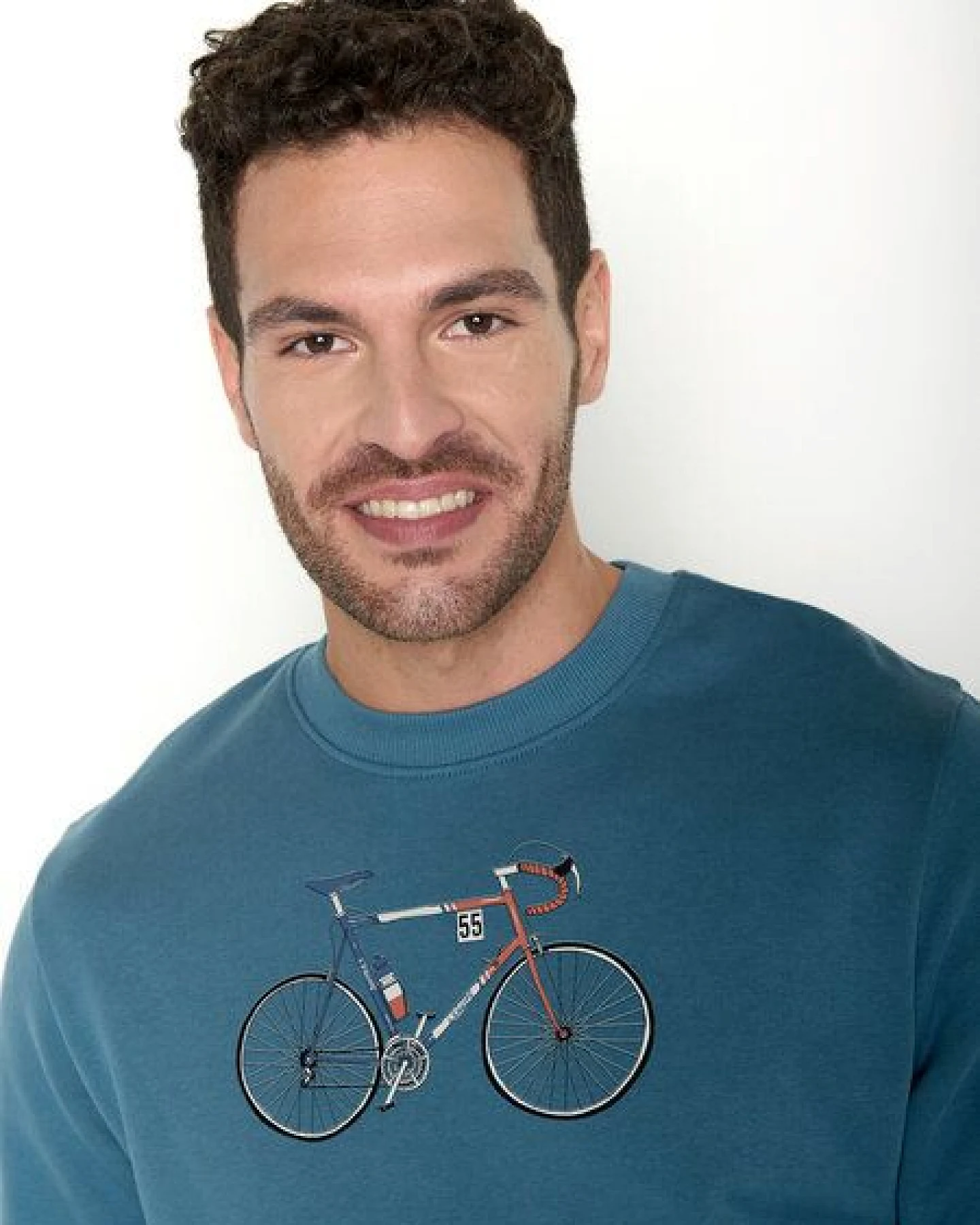 GREENBOMB Bike Jacques Wild - Gemütliches Sweatshirt aus Bio-Baumwolle / hochwertiger Print / GOTS / Fair & Vegan – Ansicht 2