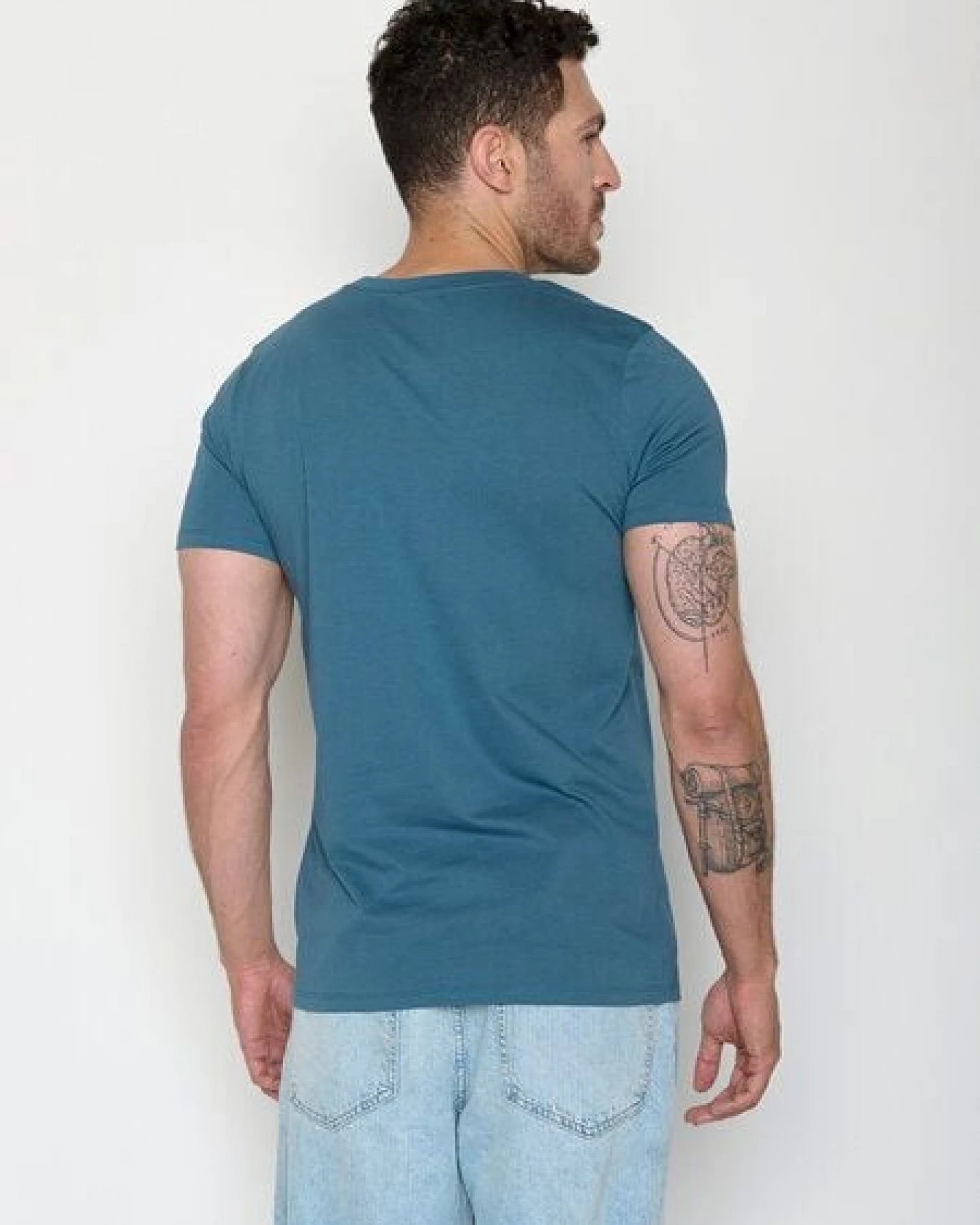 GREENBOMB Canoe Fjord Guide - Sportliches T-Shirt aus Bio-Baumwolle / hochwertiger Print / GOTS / Fair & Vegan – Ansicht 4