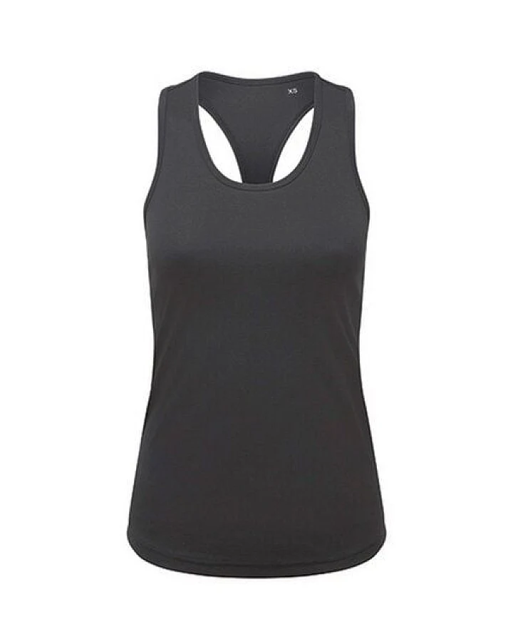 TriDri® Recycled Stretch Tank Top High Impact Recycled Performance Slim Racer Back Vest Ringerback