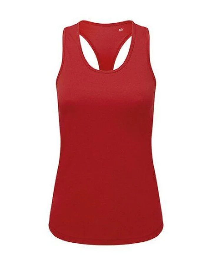 TriDri® Recycled Stretch Tank Top High Impact Recycled Performance Slim Racer Back Vest Ringerback