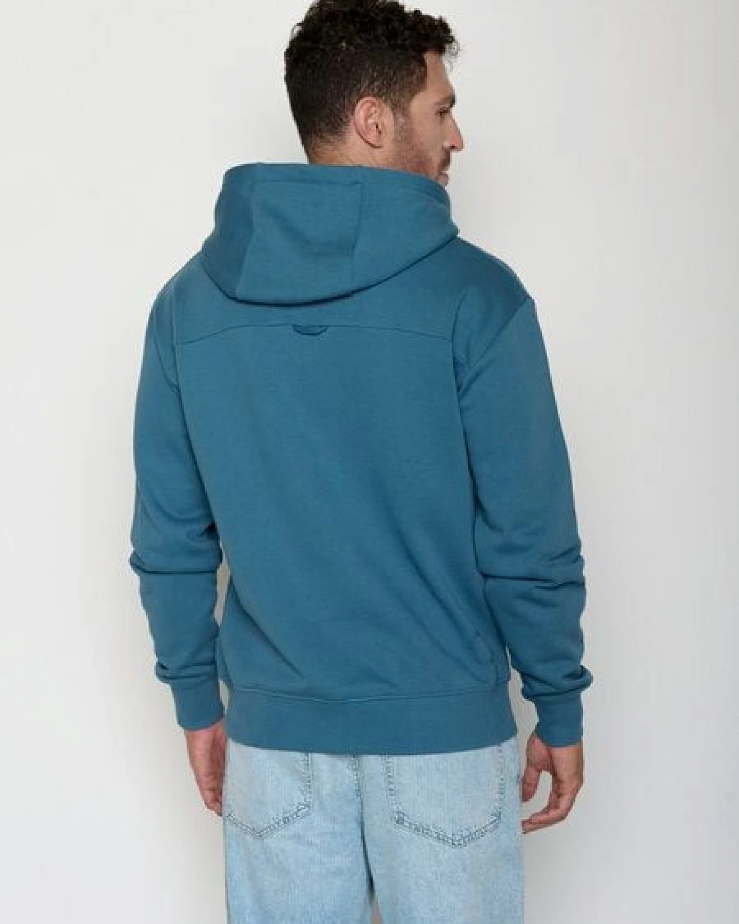 GREENBOMB Nature Clouds Ride Joy - Gemütlicher Hoodie aus Bio-Baumwolle / hochwertiger Print / GOTS / Fair & Vegan – Ansicht 4