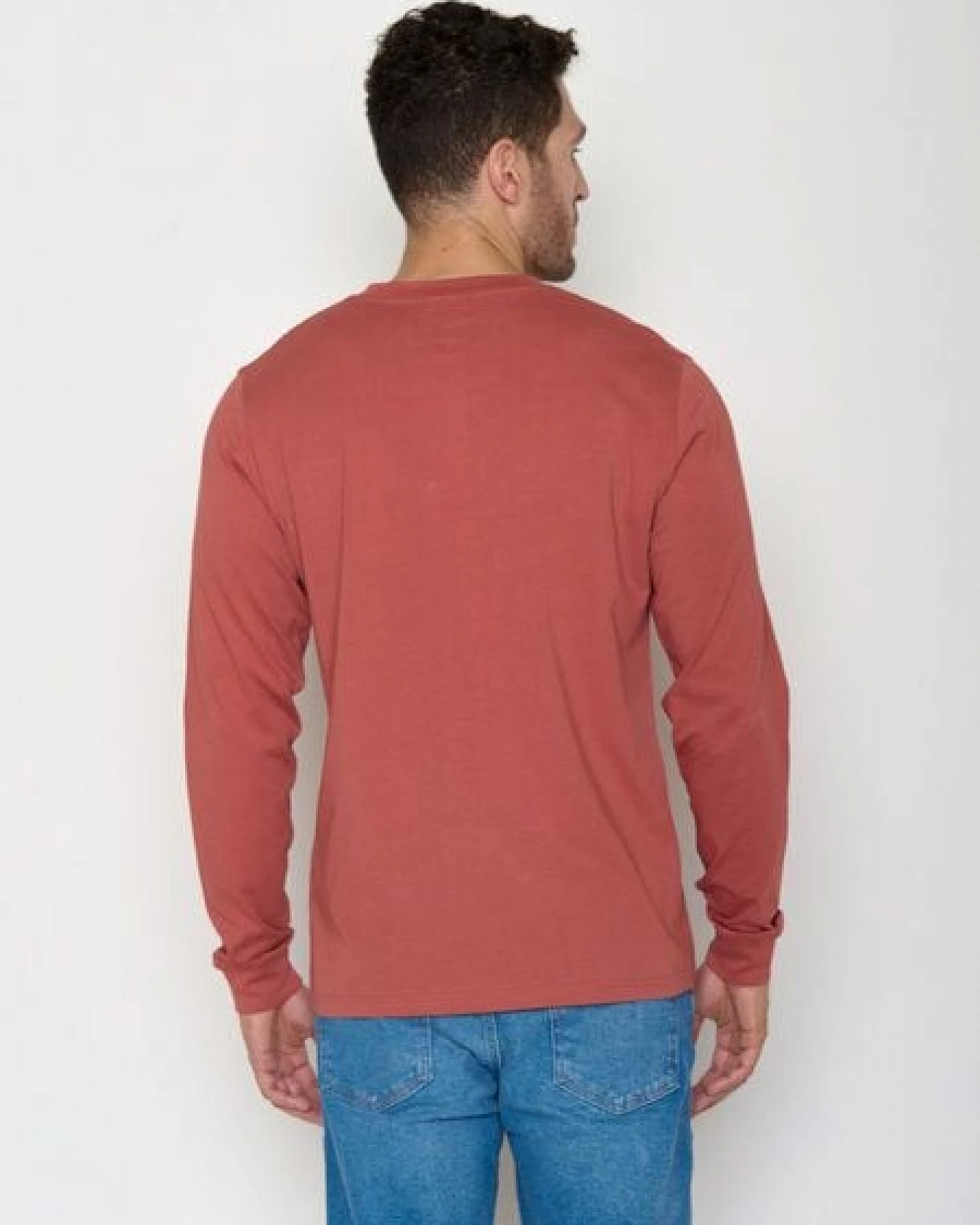 GREENBOMB Nowhere Bound Crisp - Sportliches Longsleeve / hochwertiger Print / GOTS / Fair & Vegan – Ansicht 4
