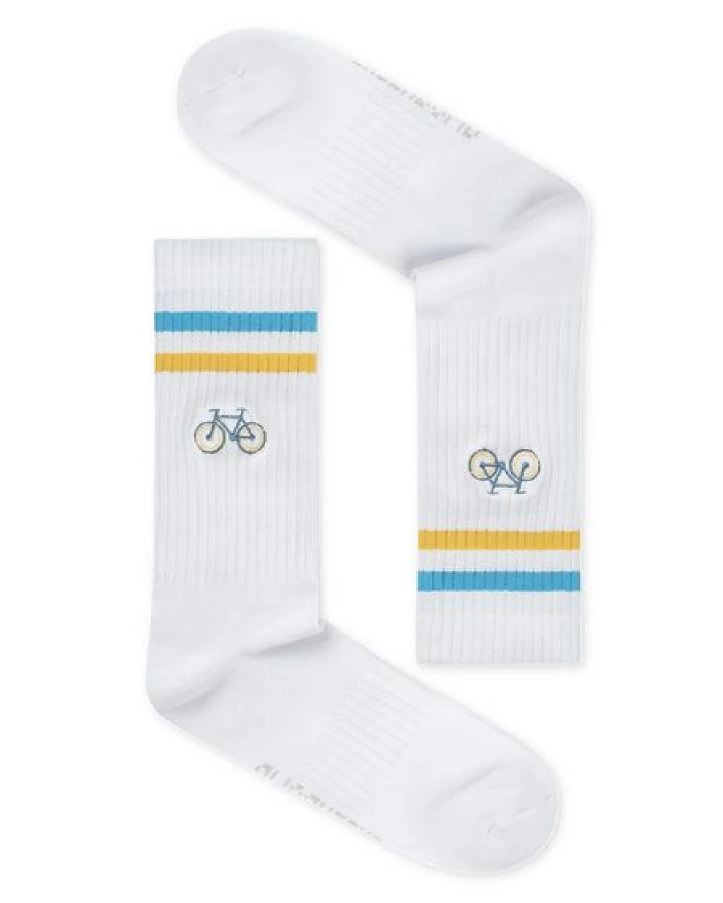GREENBOMB Bike Loop Tennis Socks - Lässige Socken aus Bio-Baumwoll Mix / hochwertiger Print / Fair & Vegan – Ansicht 3