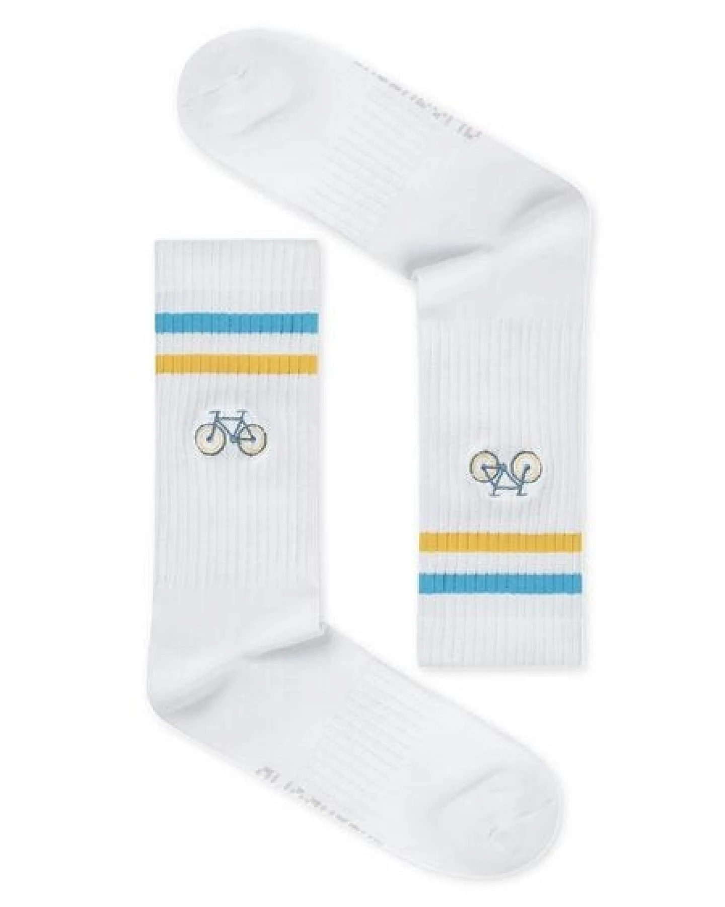 GREENBOMB Bike Loop Tennis Socks - Lässige Socken aus Bio-Baumwoll Mix / hochwertiger Print / Fair & Vegan – Ansicht 3