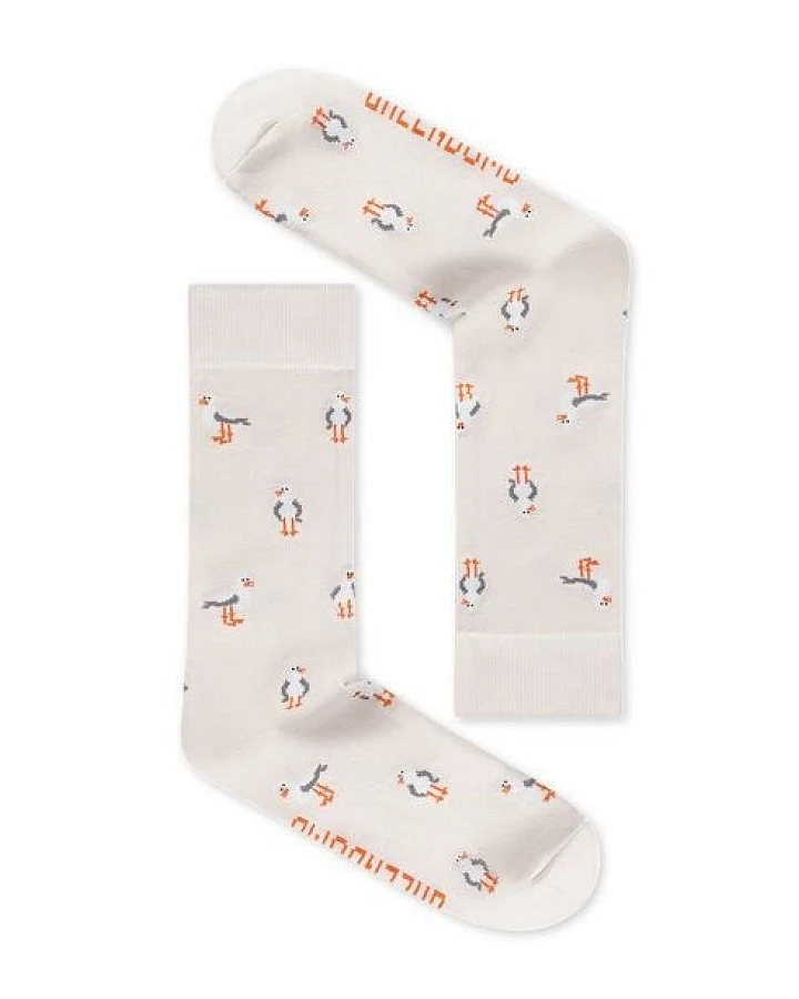 GREENBOMB Seagulls 3 Socks - Lässige Socken aus Bio-Baumwoll Mix / hochwertiger Print / Fair & Vegan
