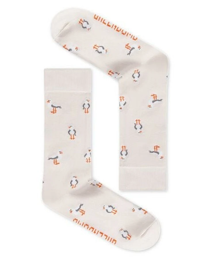 GREENBOMB Seagulls 3 Socks - Lässige Socken aus Bio-Baumwoll Mix / hochwertiger Print / Fair & Vegan