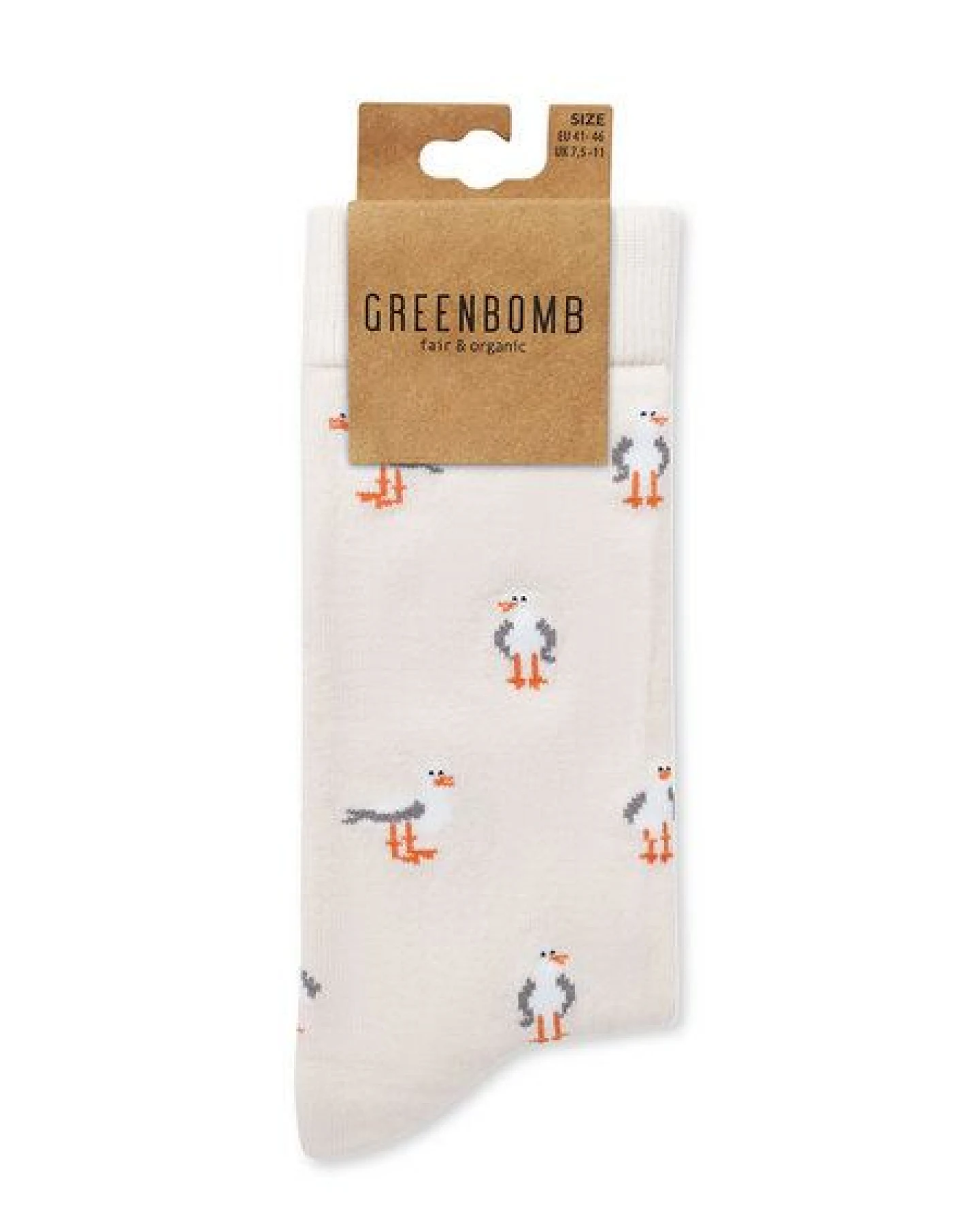 GREENBOMB Seagulls 3 Socks - Lässige Socken aus Bio-Baumwoll Mix / hochwertiger Print / Fair & Vegan – Ansicht 2