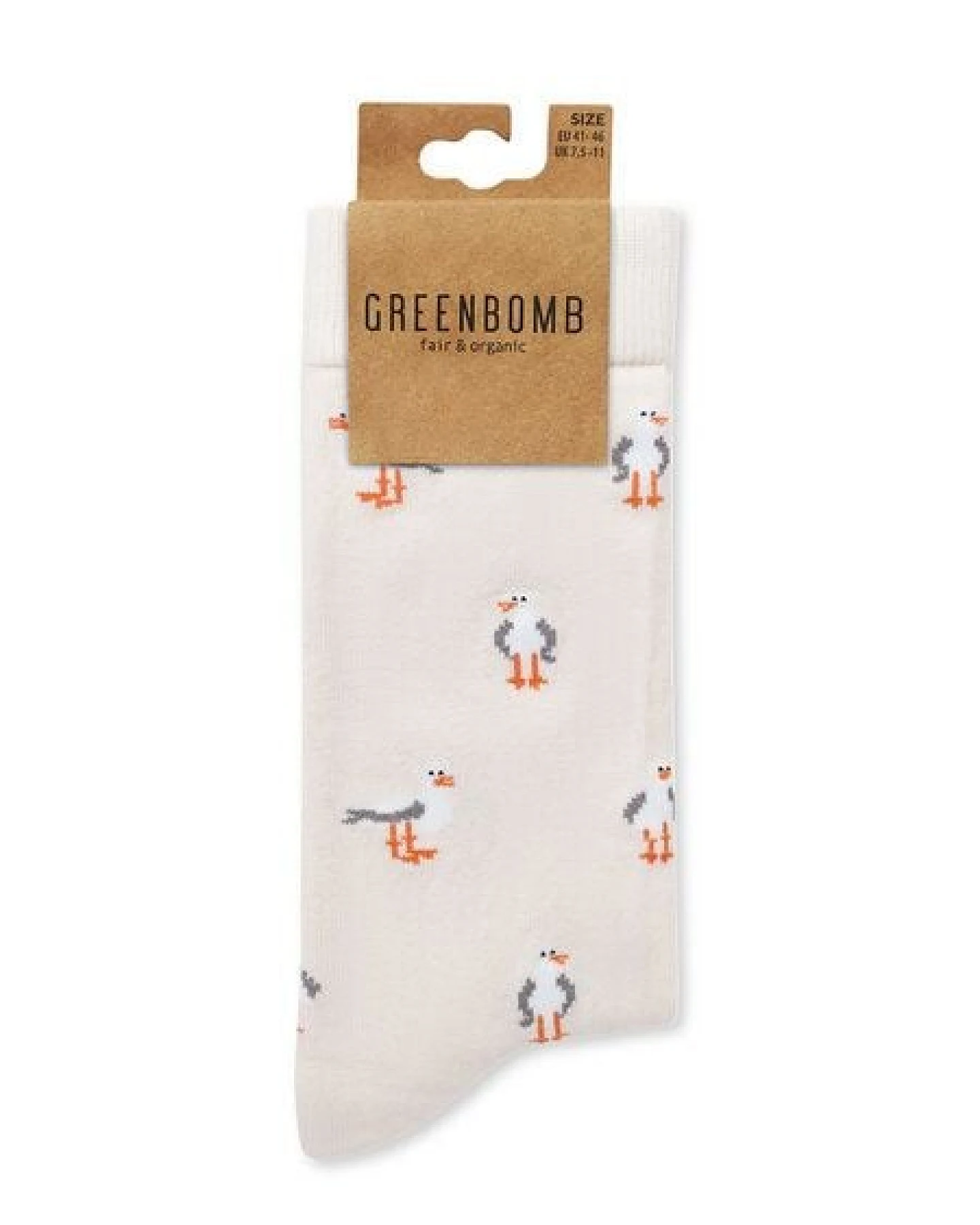 GREENBOMB Seagulls 3 Socks - Lässige Socken aus Bio-Baumwoll Mix / hochwertiger Print / Fair & Vegan – Ansicht 4