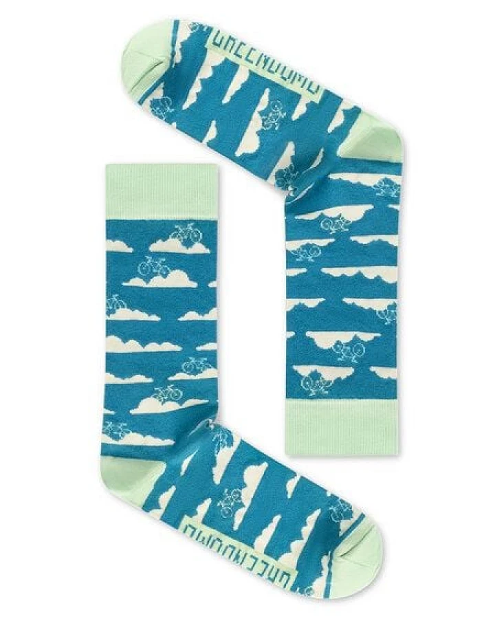 GREENBOMB Clouds Socks - Lässige Socken aus Bio-Baumwoll Mix / hochwertiger Print / Fair & Vegan