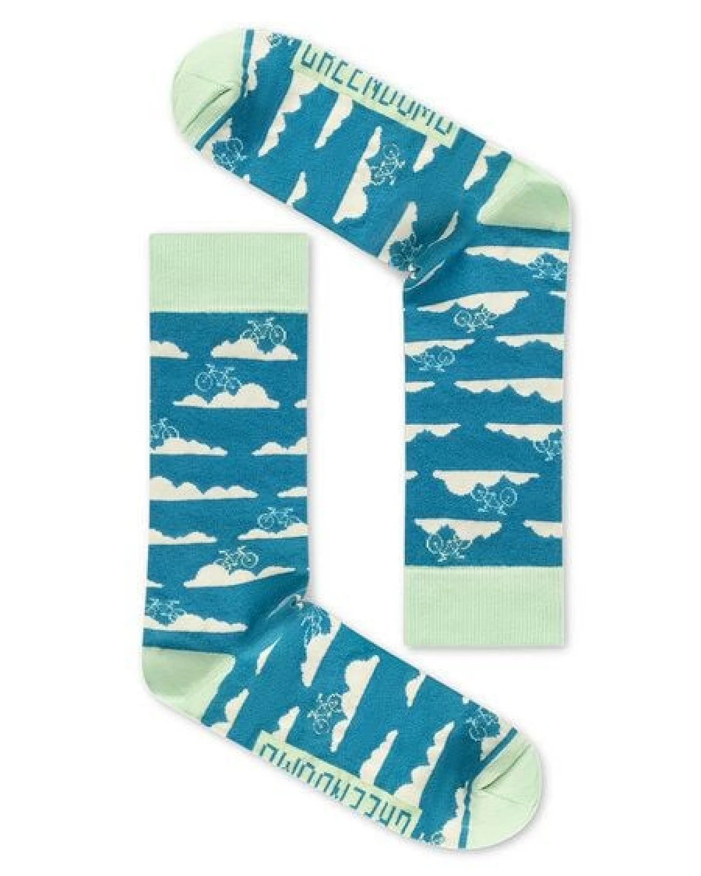 GREENBOMB Clouds Socks - Lässige Socken aus Bio-Baumwoll Mix / hochwertiger Print / Fair & Vegan – Ansicht 3
