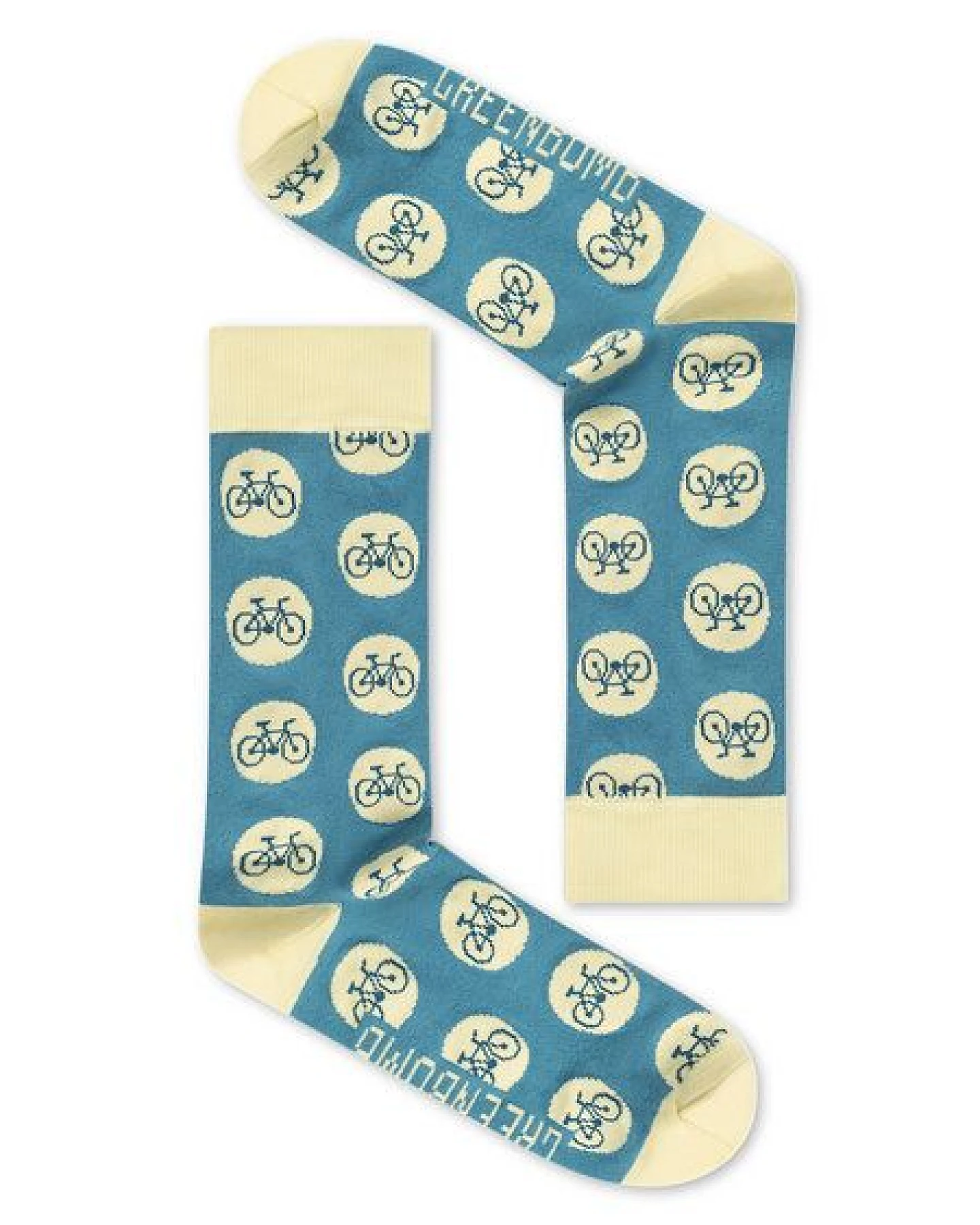 GREENBOMB Bike Spot Socks - Lässige Socken aus Bio-Baumwoll Mix / hochwertiger Print / Fair & Vegan – Ansicht 3