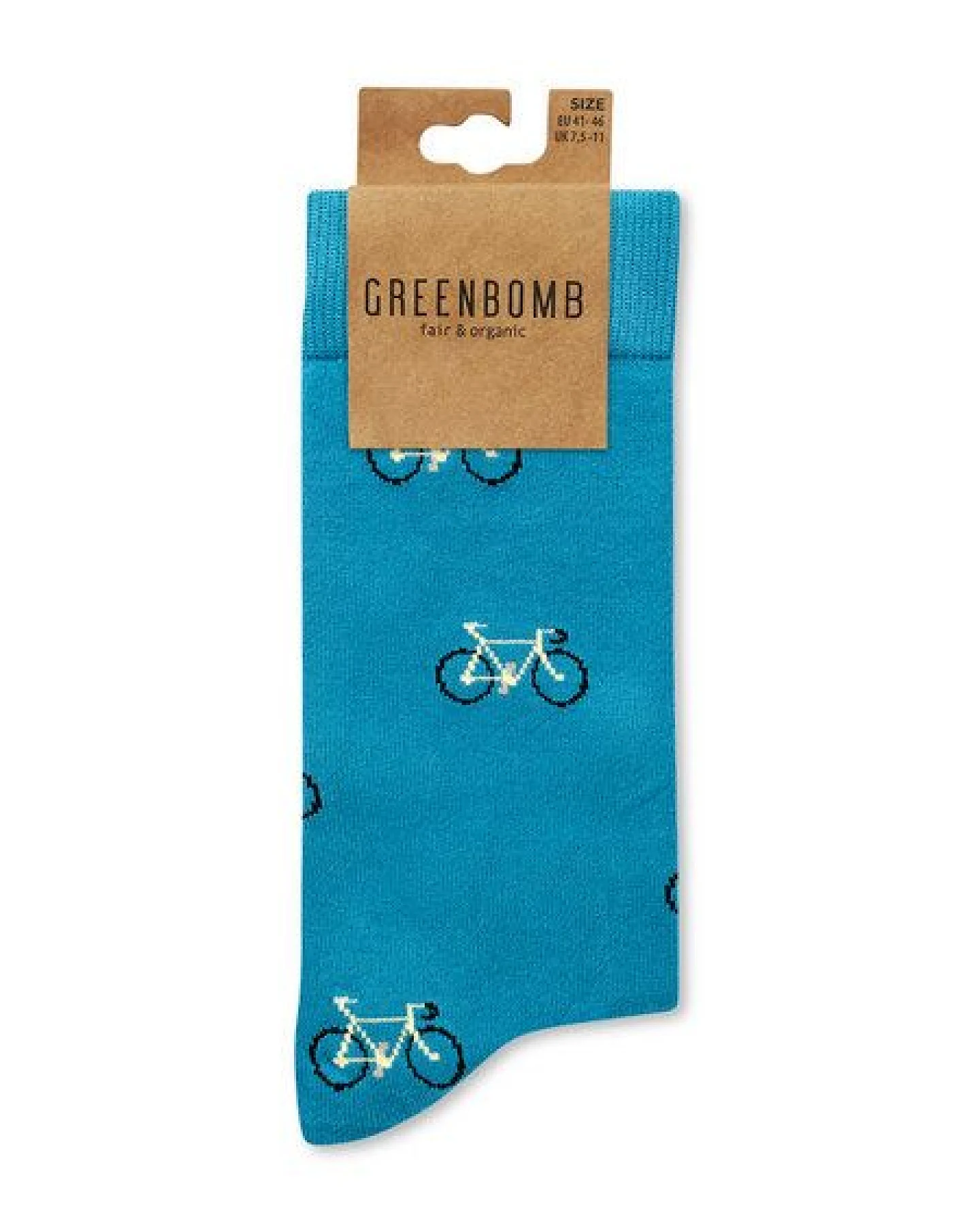 GREENBOMB Bike Vintage Small 2 Socks - Lässige Socken aus Bio-Baumwoll Mix / hochwertiger Print / Fair & Vegan – Ansicht 2