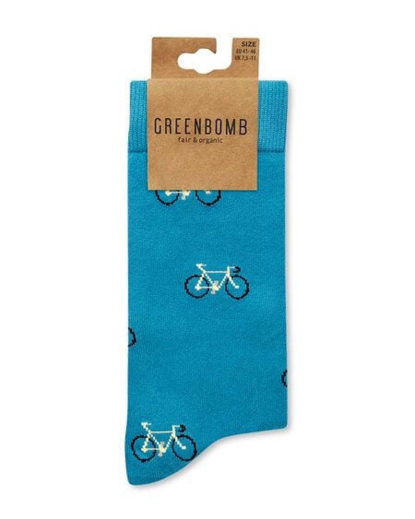 GREENBOMB Bike Vintage Small 2 Socks - Lässige Socken aus Bio-Baumwoll Mix / hochwertiger Print / Fair & Vegan – Ansicht 4