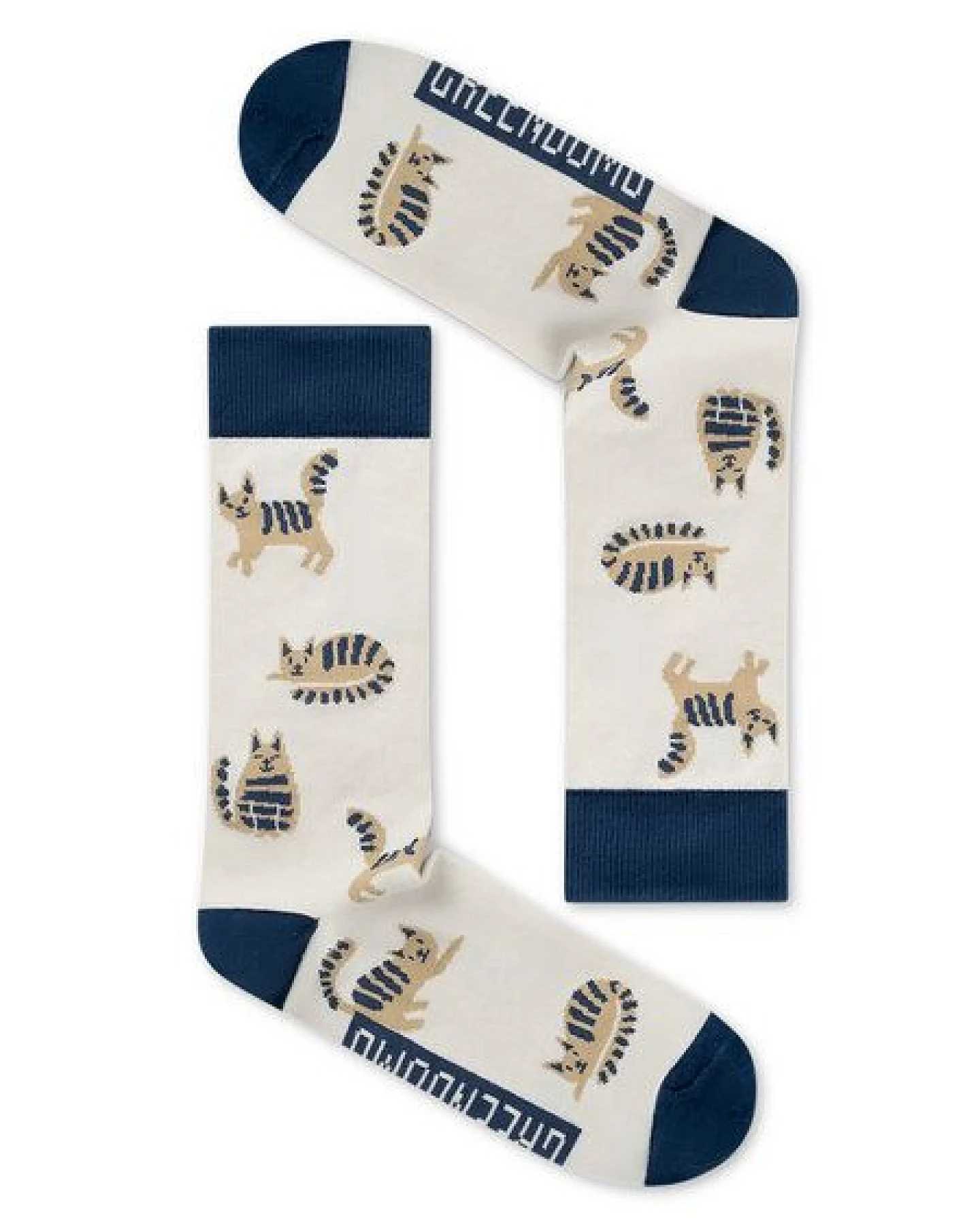 GREENBOMB Cats Socks - Lässige Socken aus Bio-Baumwoll Mix / hochwertiger Print / Fair & Vegan – Ansicht 3