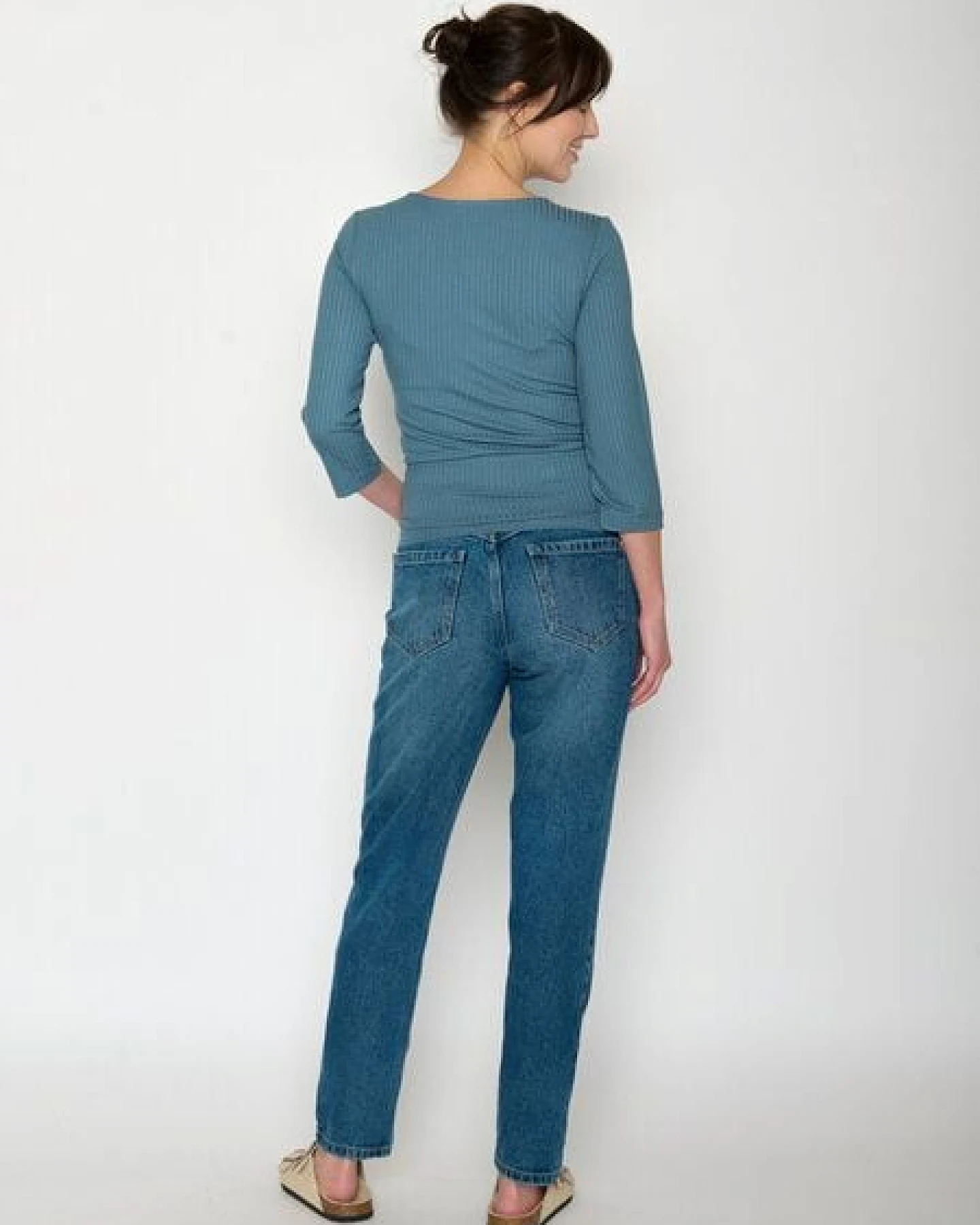 GREENBOMB Basic Refined - Sportliches Longsleeve aus LENZING TENCEL Mix / Fair & Vegan – Ansicht 4