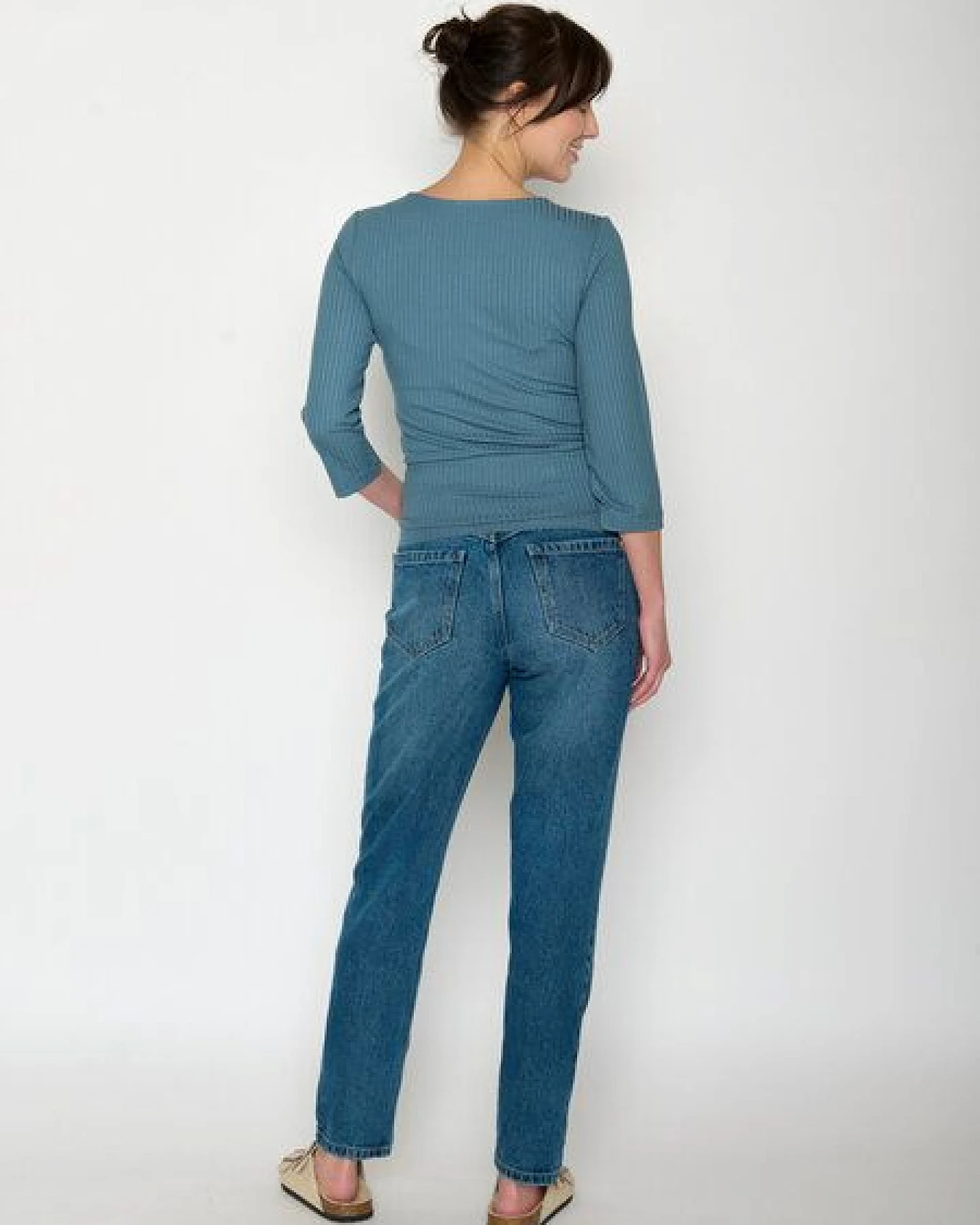 GREENBOMB Basic Refined - Sportliches Longsleeve aus LENZING TENCEL Mix / Fair & Vegan – Ansicht 4