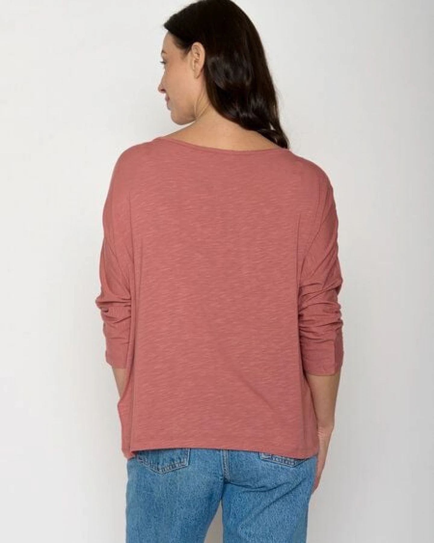 GREENBOMB Basic Simper - Gemütliches Longsleeve aus Viskose (LENZING ECOVERO) Mix / Fair & Vegan – Ansicht 4