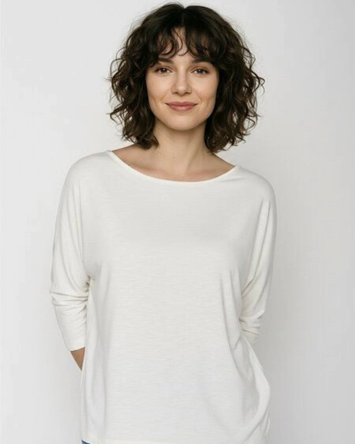 GREENBOMB Basic Simper - Gemütliches Longsleeve aus Viskose (LENZING ECOVERO) Mix / Fair & Vegan – Ansicht 2
