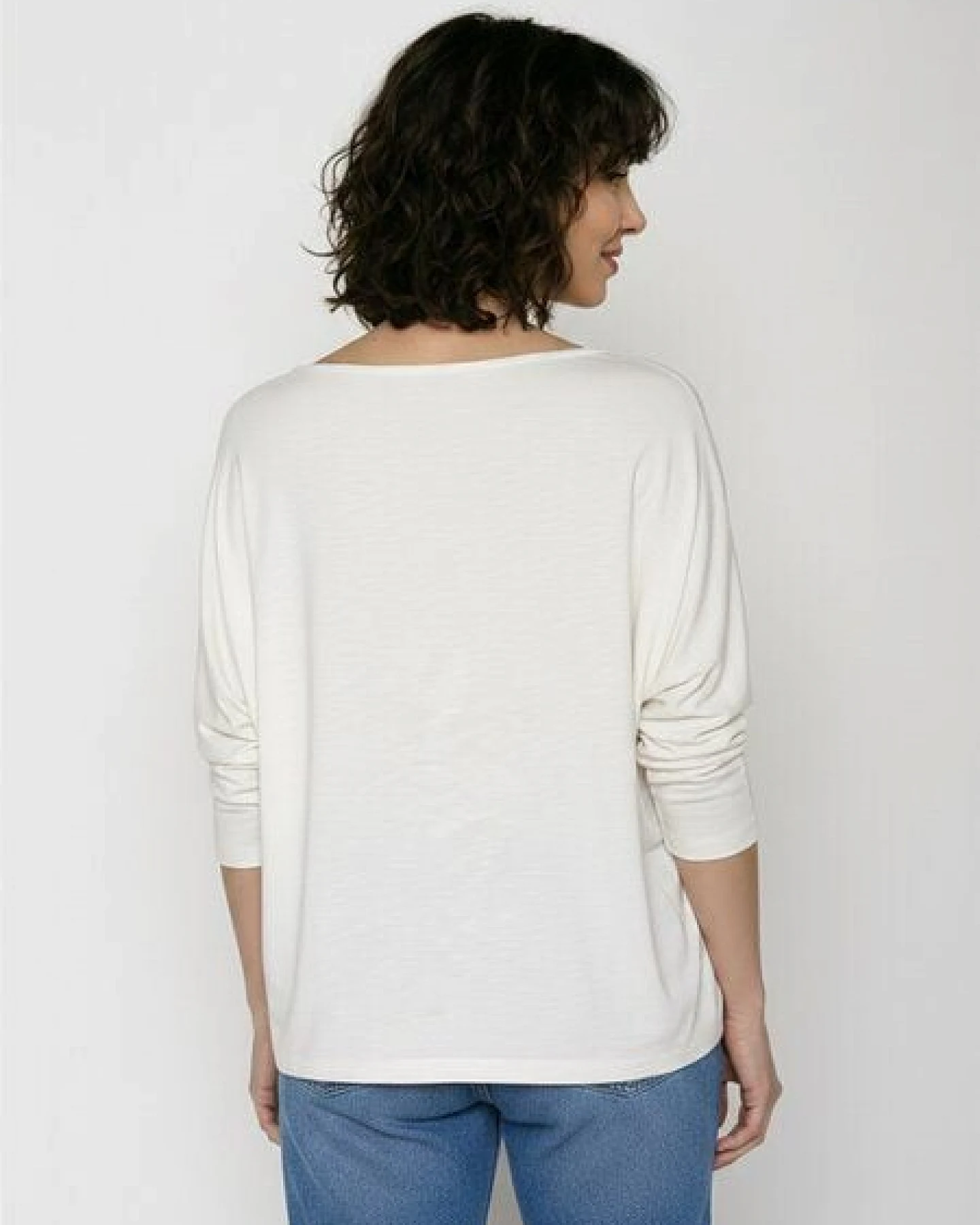 GREENBOMB Basic Simper - Gemütliches Longsleeve aus Viskose (LENZING ECOVERO) Mix / Fair & Vegan – Ansicht 4