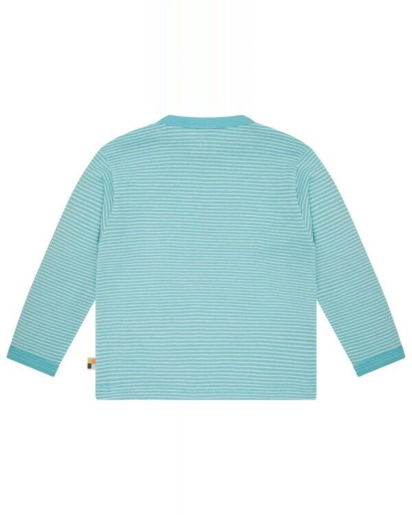 loud + proud Babys & Kinder Langarm Shirt Streifen, GOTS-zertifiziert – Ansicht 2